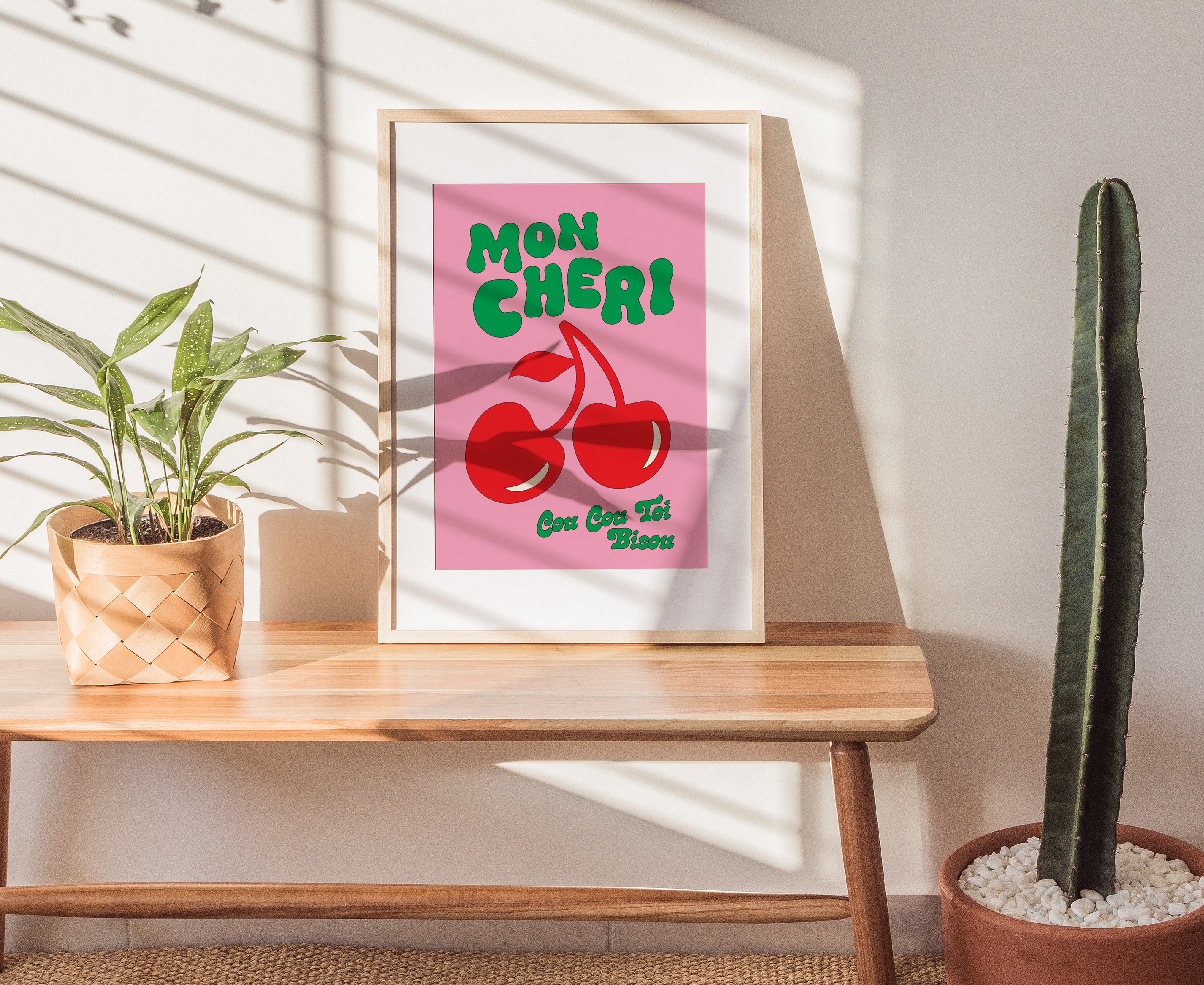 Mon Cheri Cherry Art Print