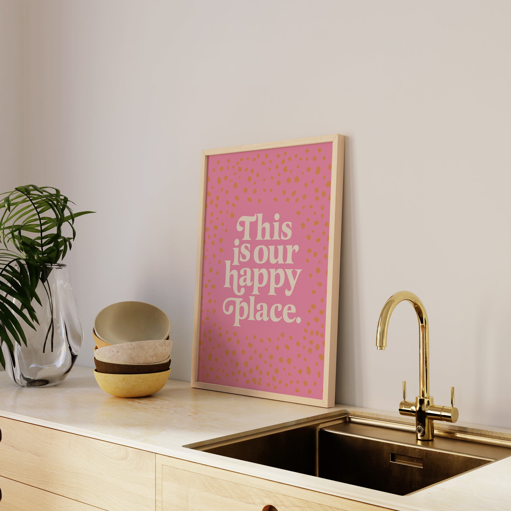 This is Our Happy Place Print