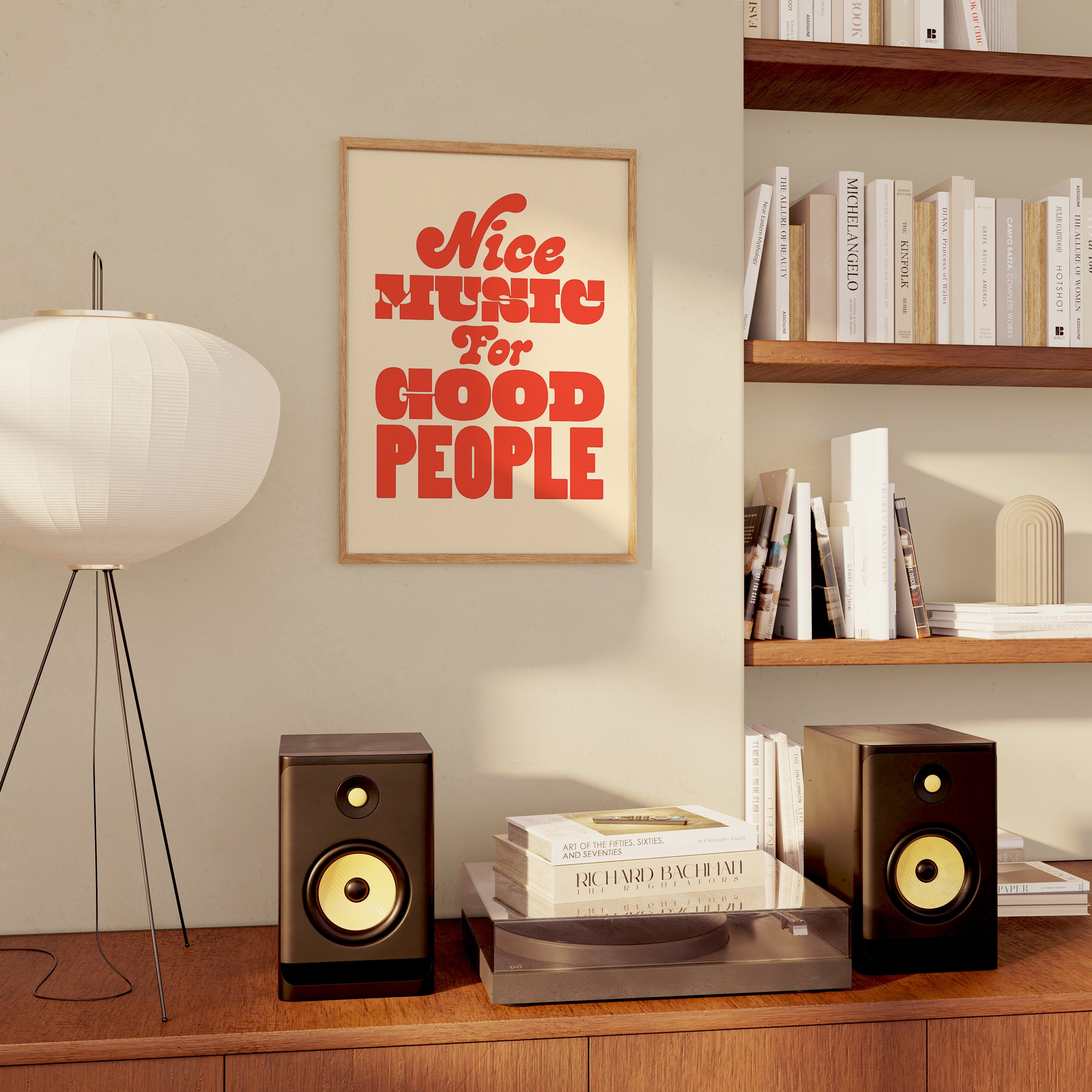 Nice Music For Good People Print
