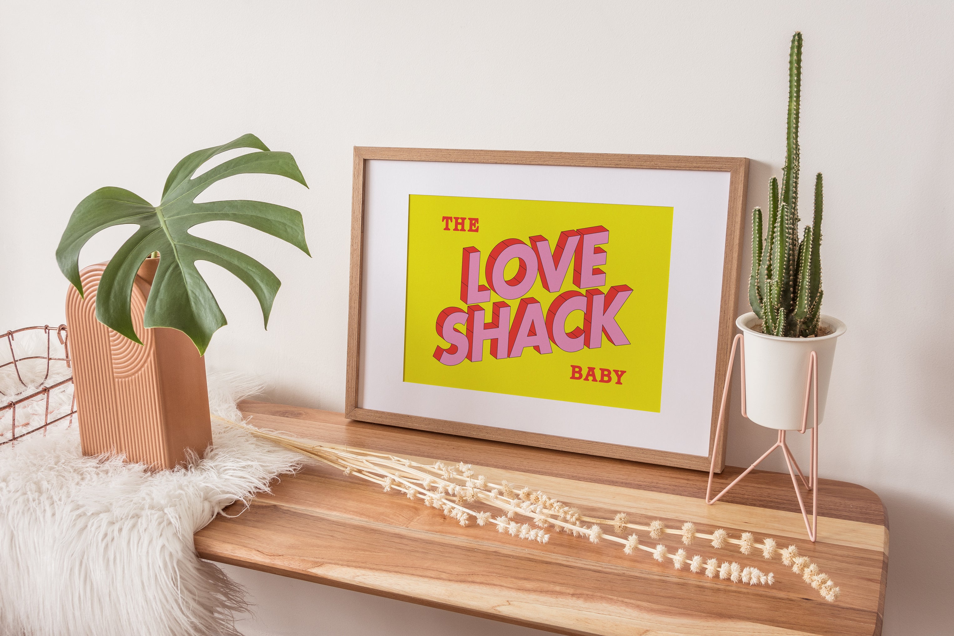 buy love shack art print