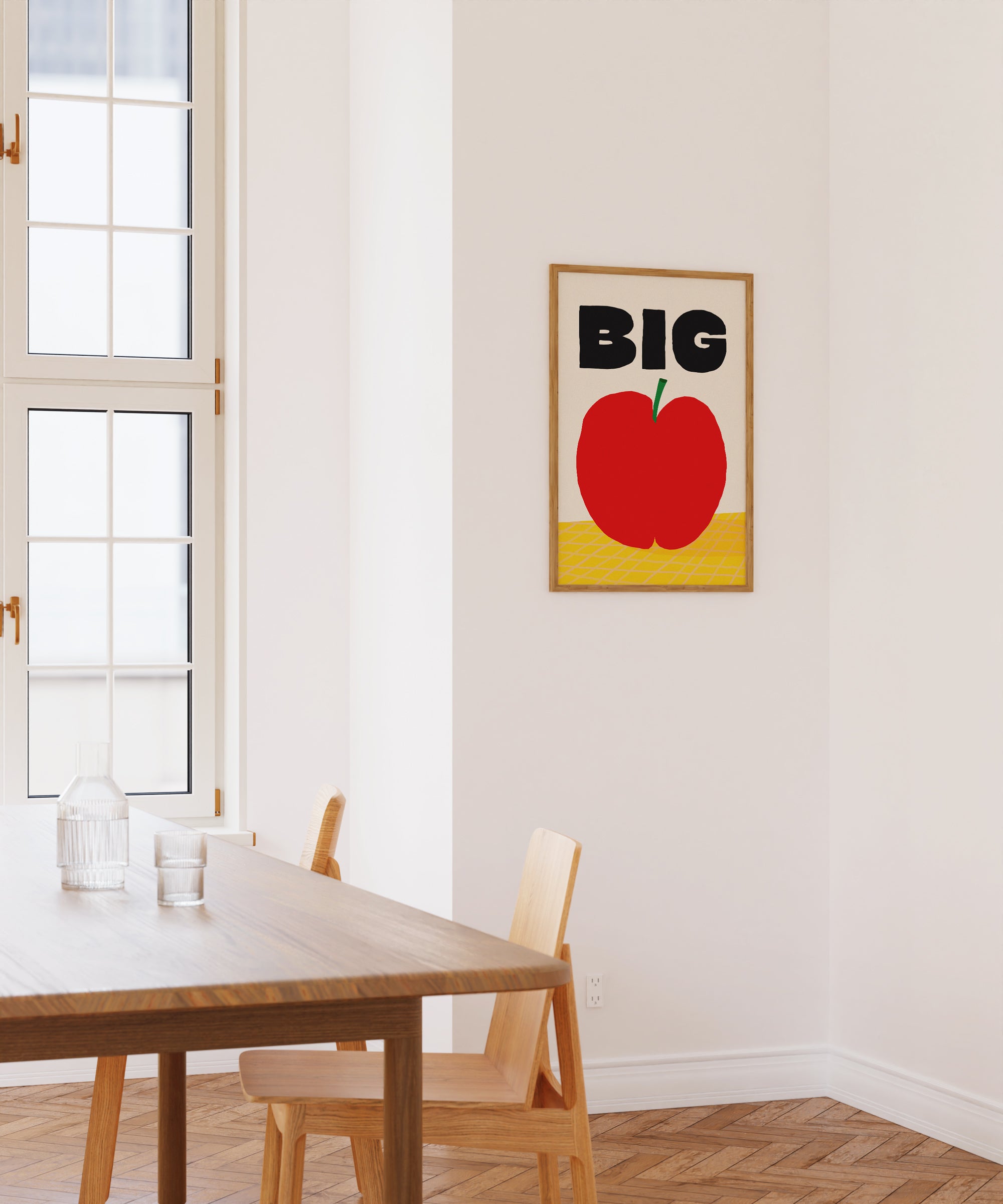Big Apple Print - Illustration Poster