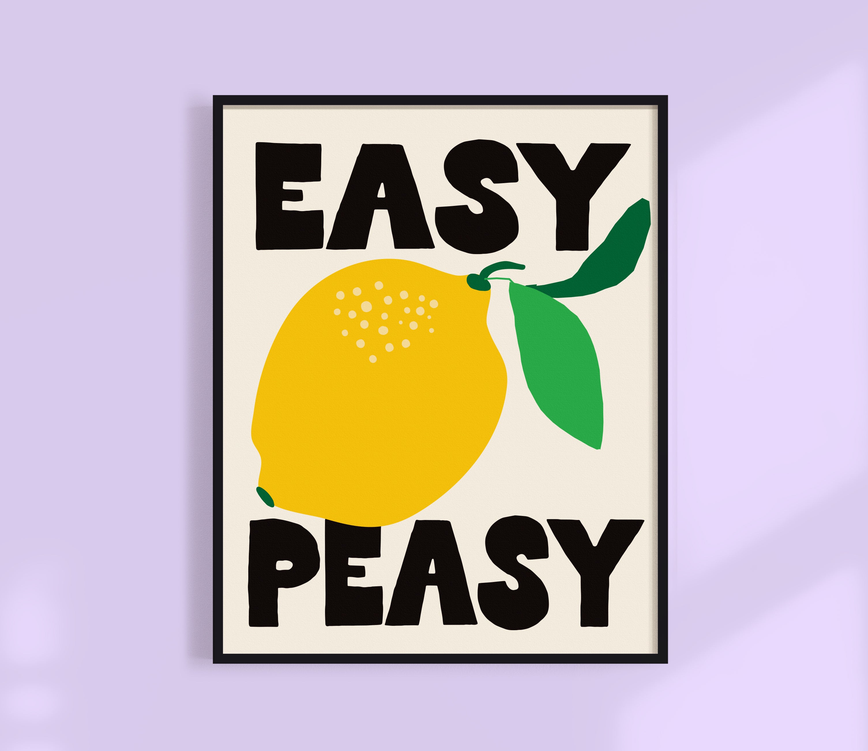 Easy Peasy Lemon Illustration