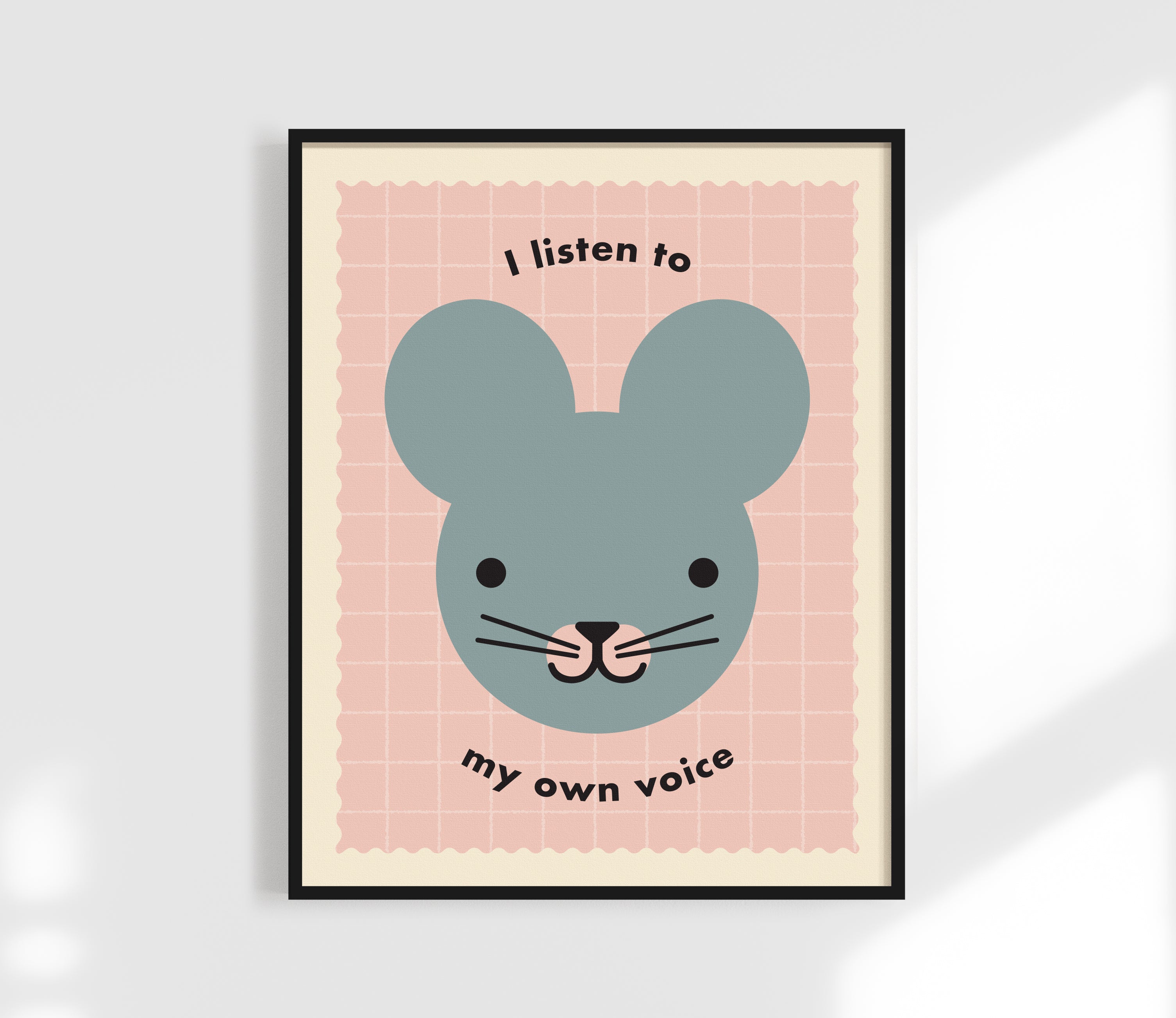 I Listen To My Own Voice - Kids Print