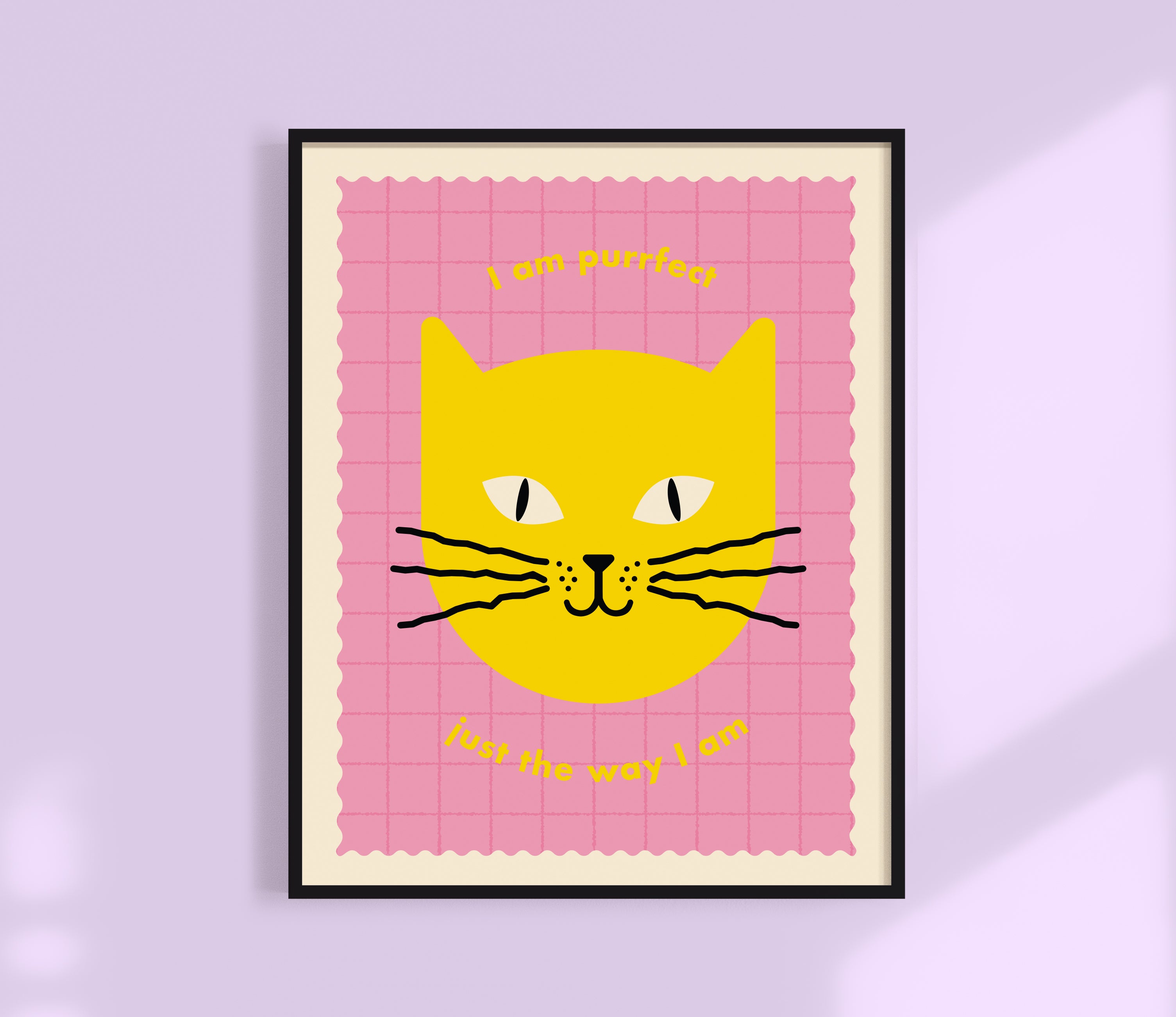 Purrfect Just The Way I am - Kids Print