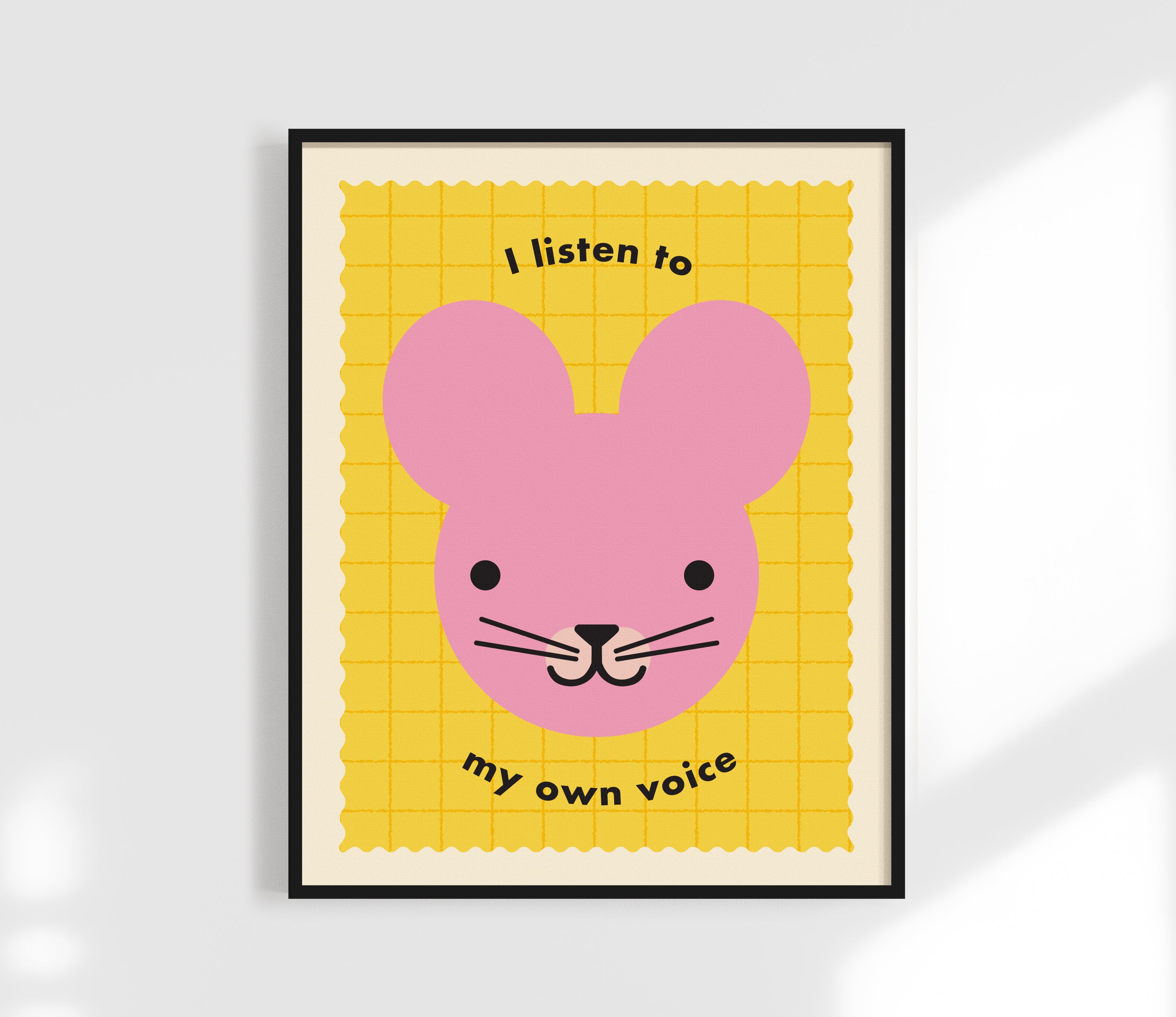 I Listen To My Own Voice - Kids Print