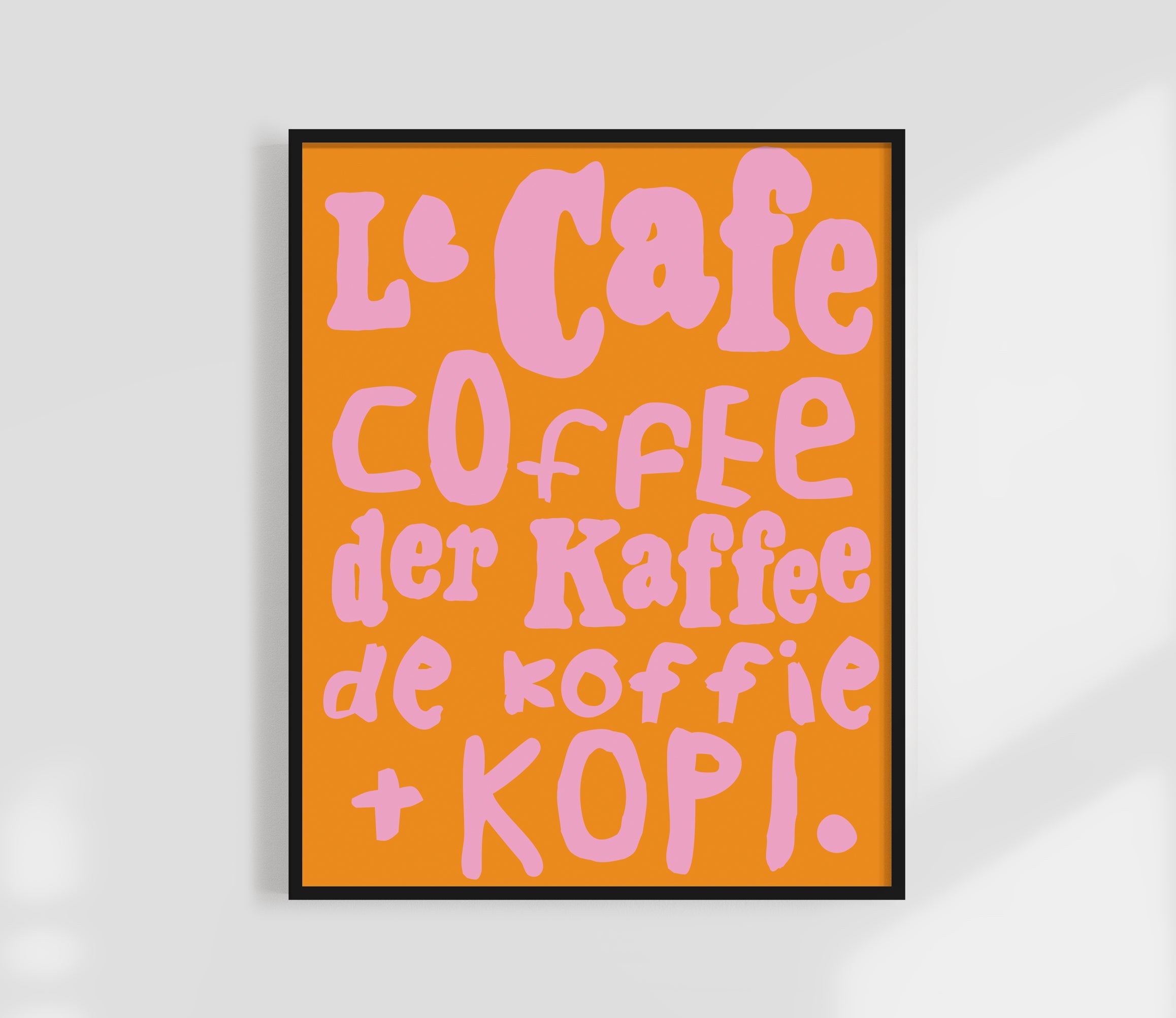 coffee art print