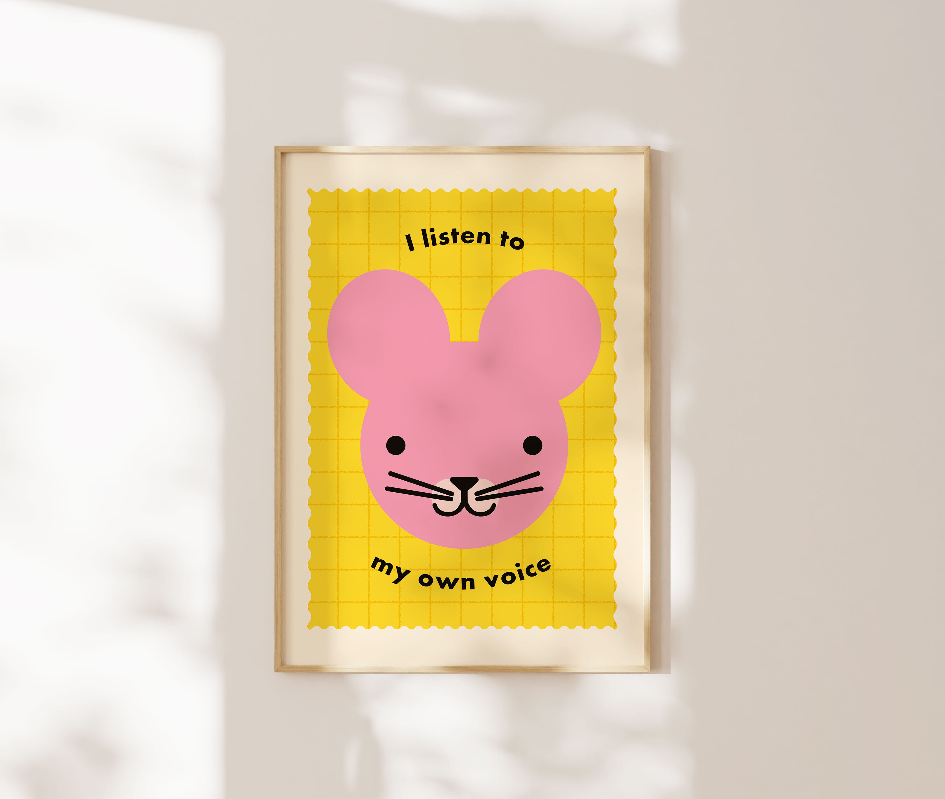 I Listen To My Own Voice - Kids Print