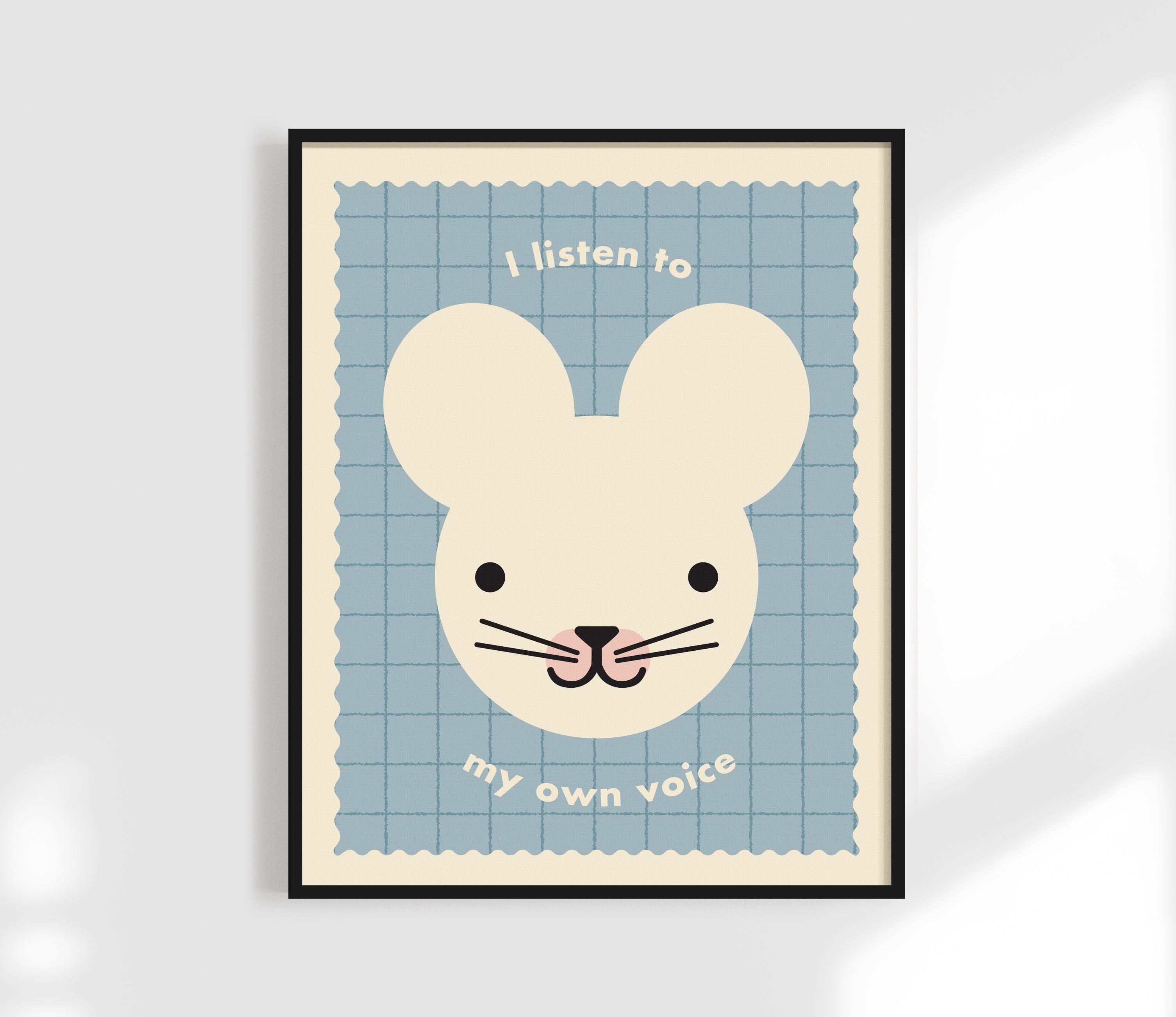 I Listen To My Own Voice - Kids Print
