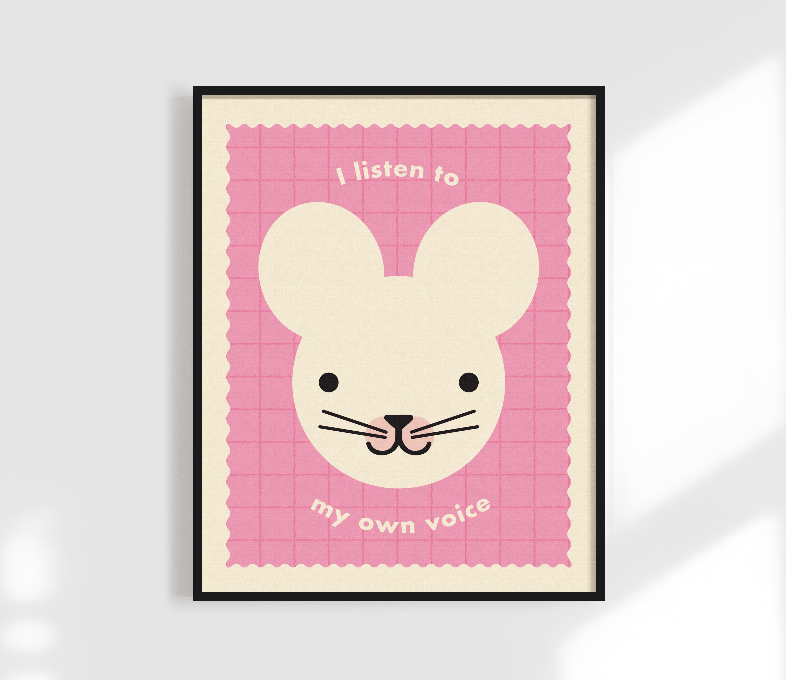 I Listen To My Own Voice - Kids Print