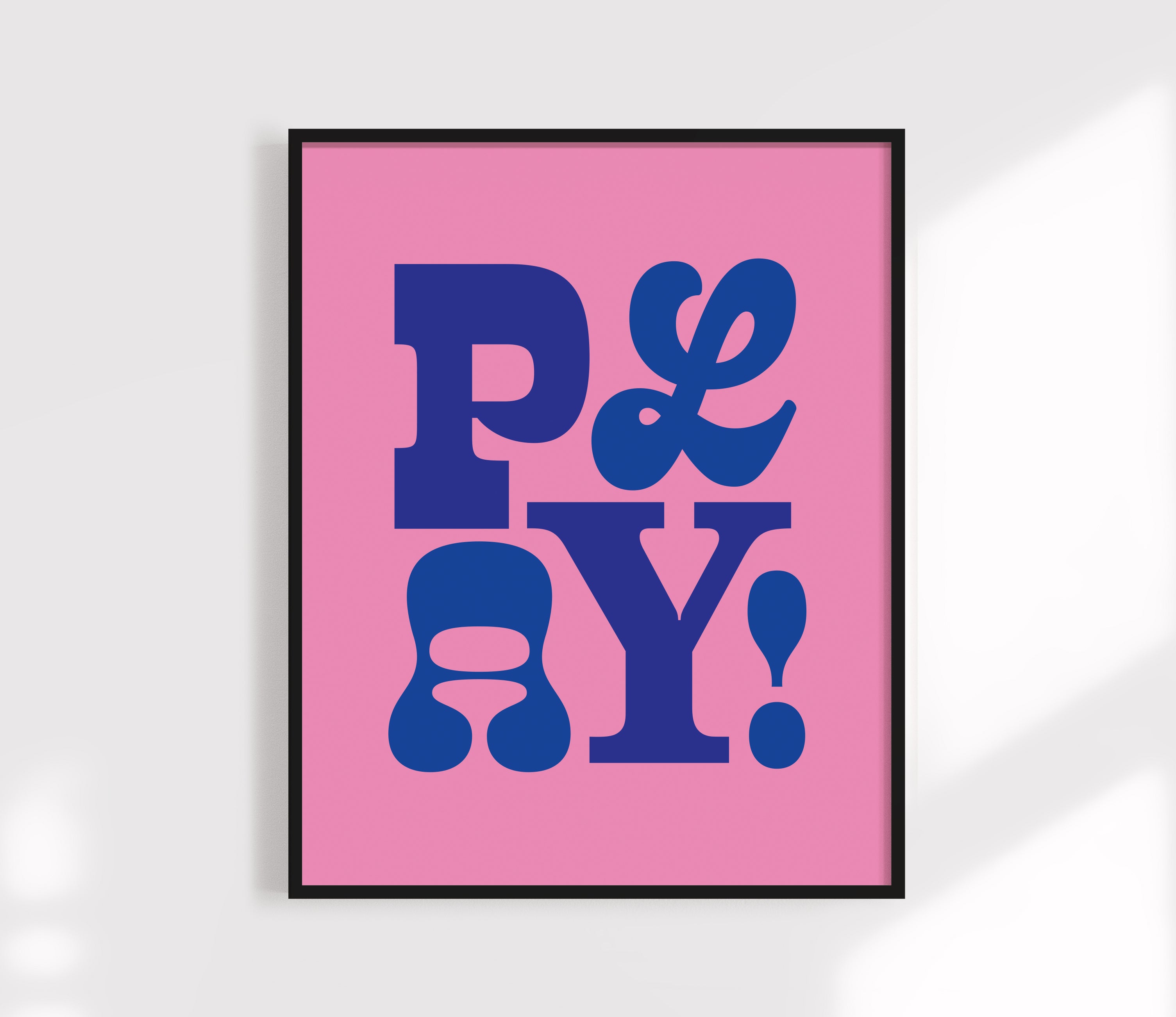Play! Typographic Kids Print