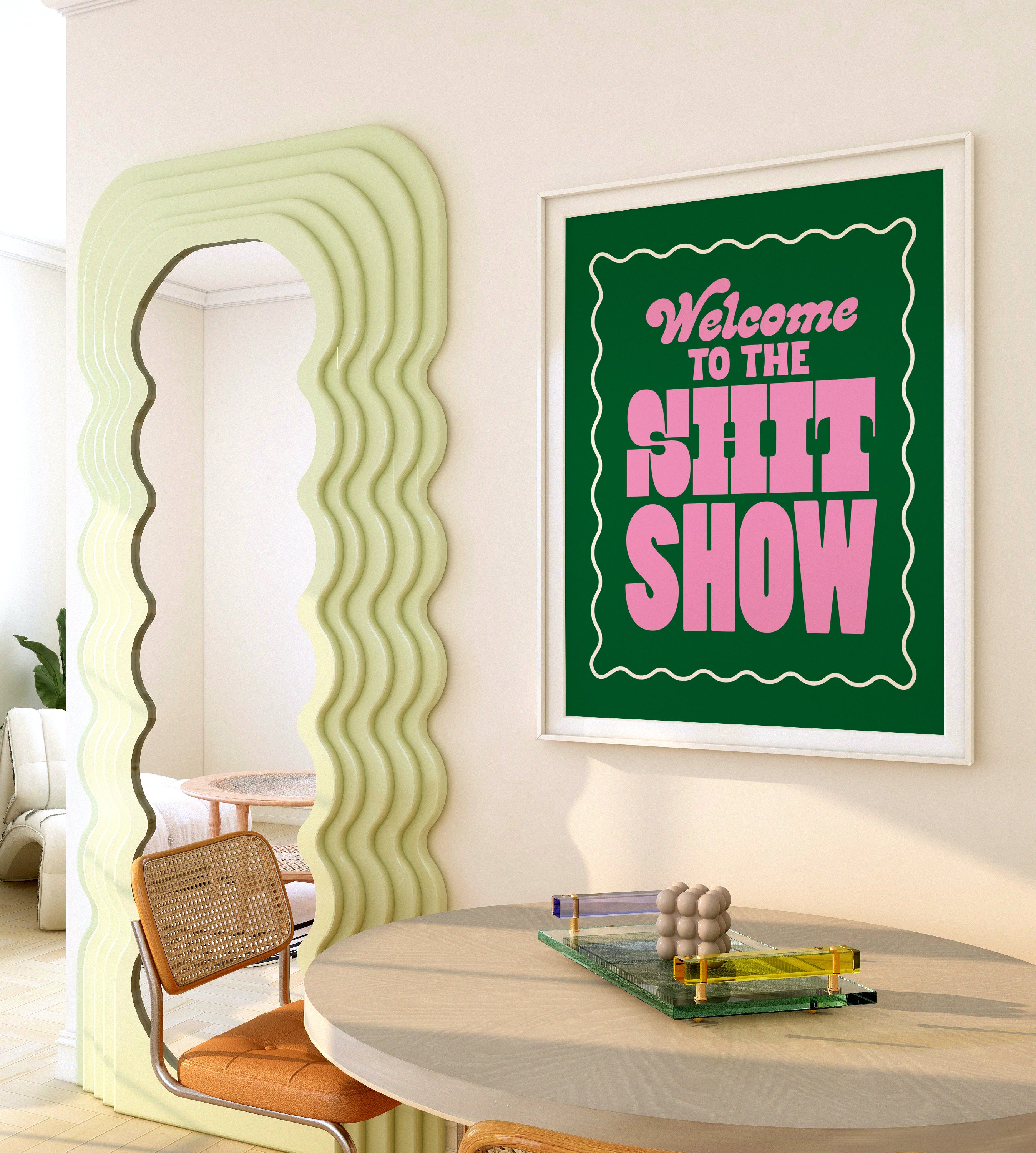 Welcome To The Shit Show Print
