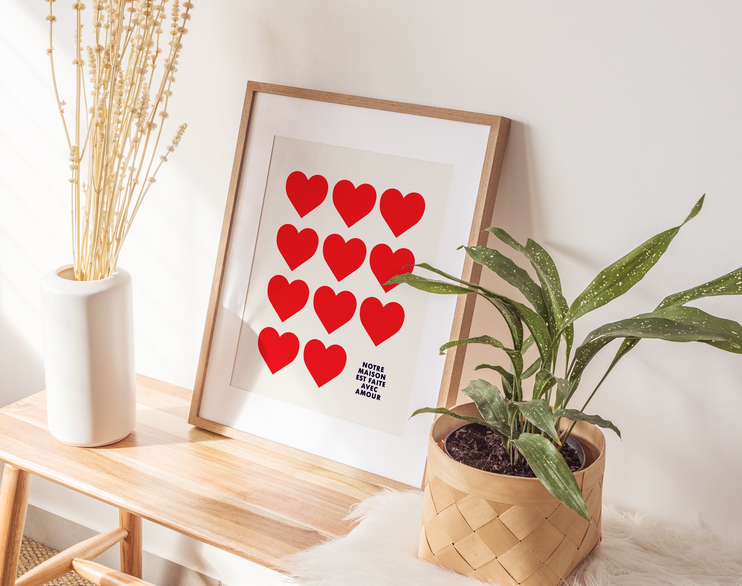This home is filled with love Art Print