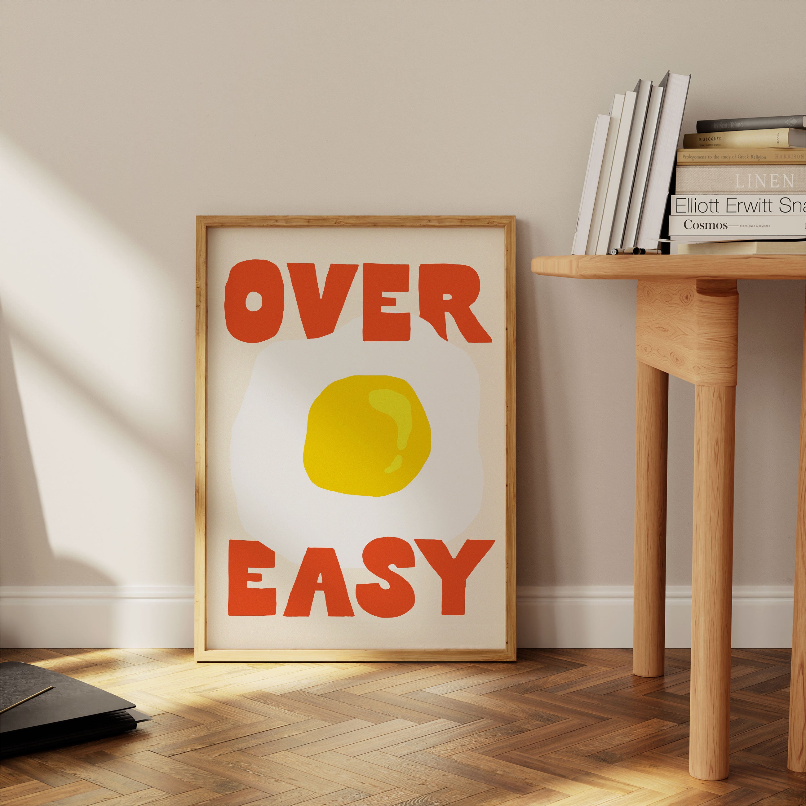 Over Easy Egg Poster