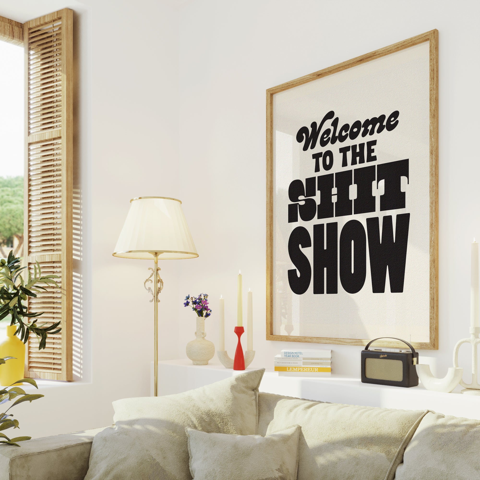Welcome To The Shit Show Print