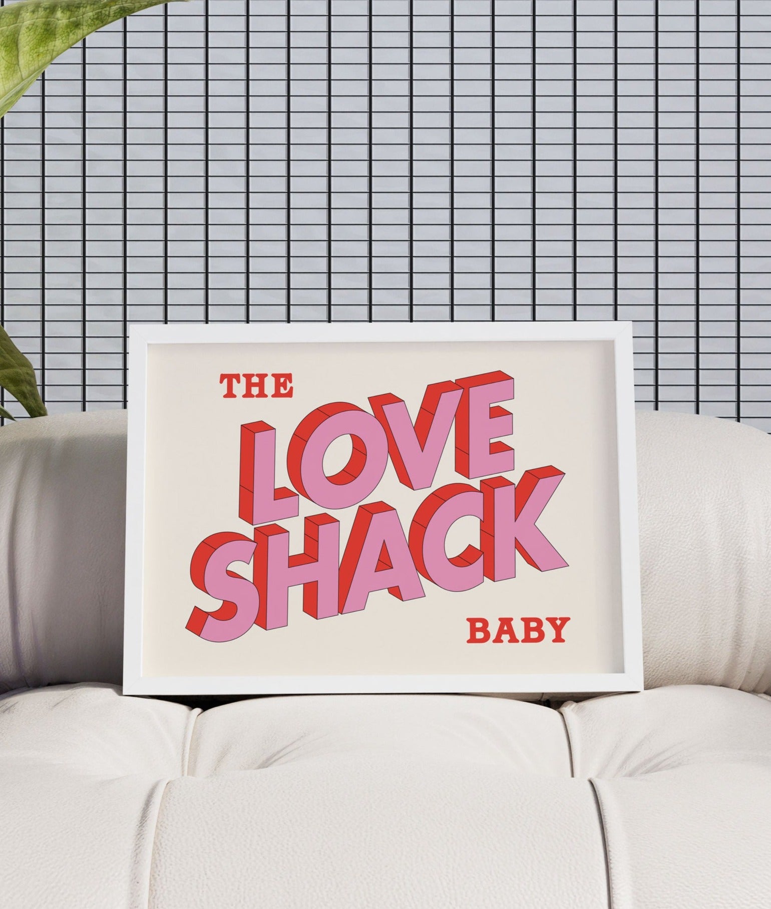 love shack art print