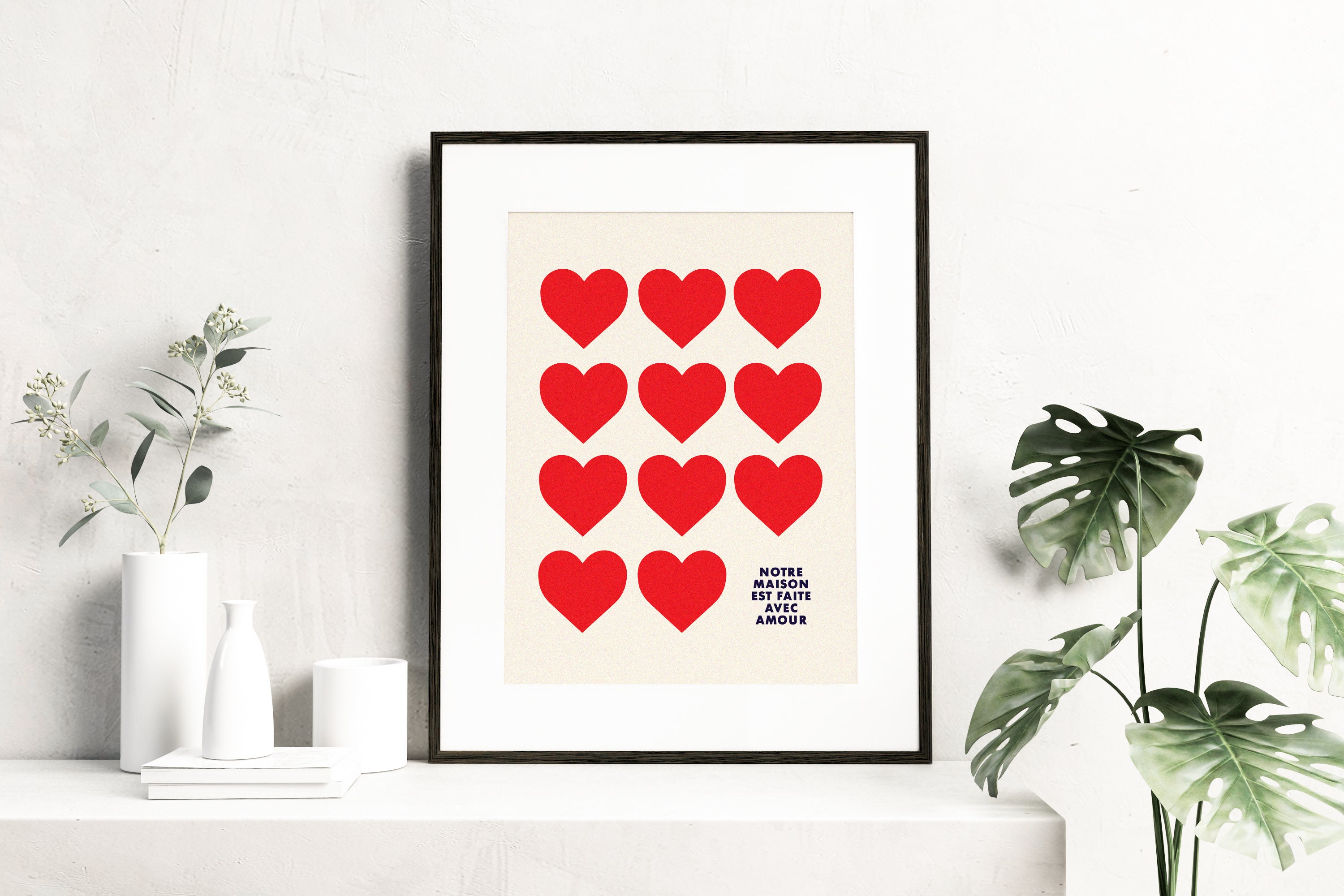 This home is filled with love Art Print