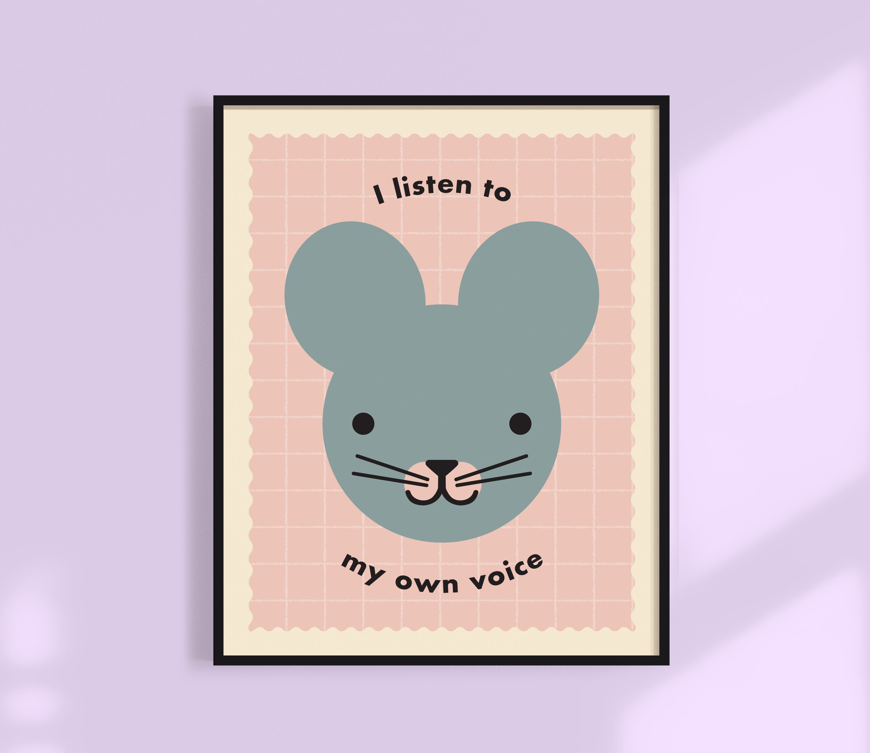 I Listen To My Own Voice - Kids Print