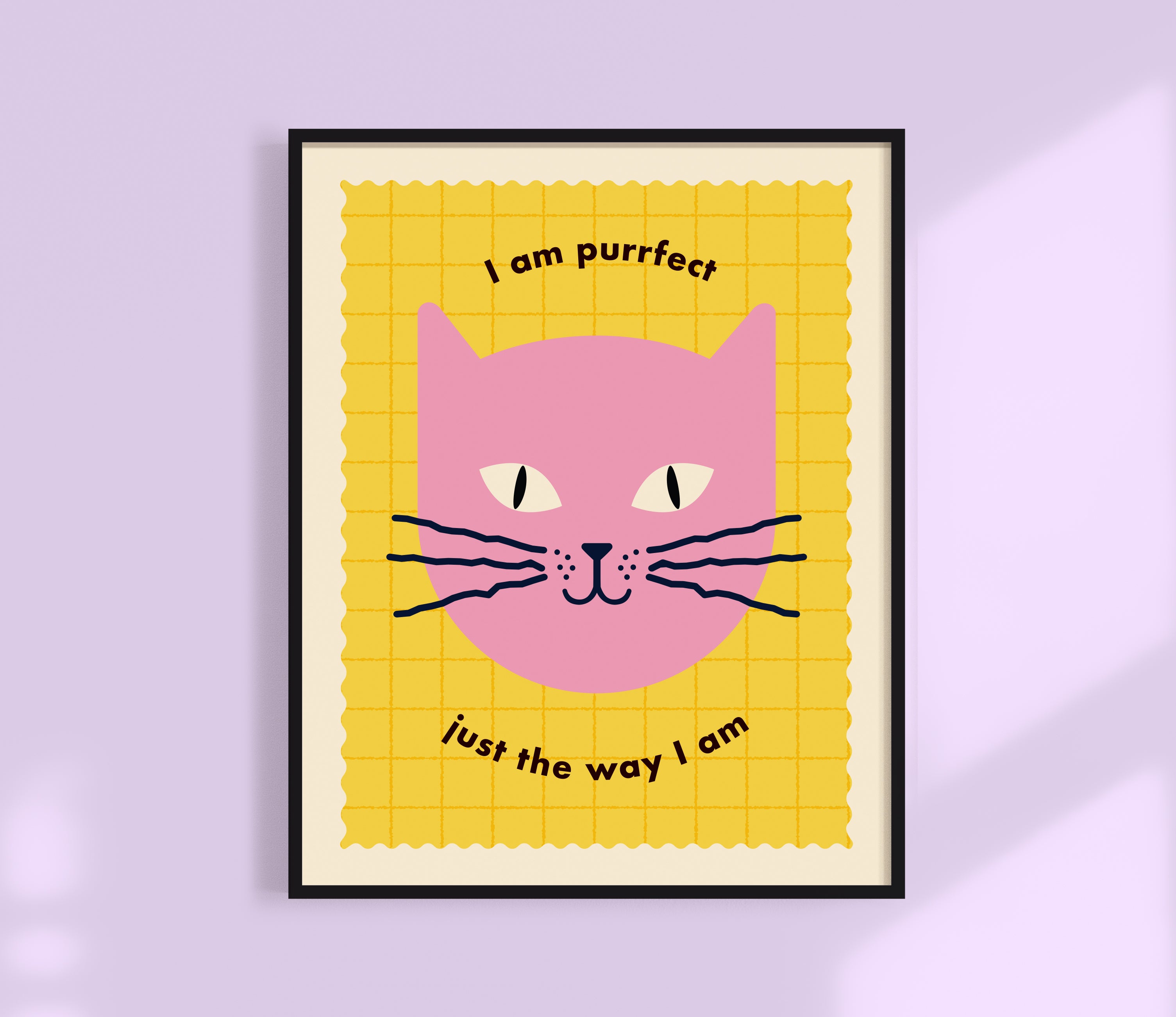 Purrfect Just The Way I am - Kids Print
