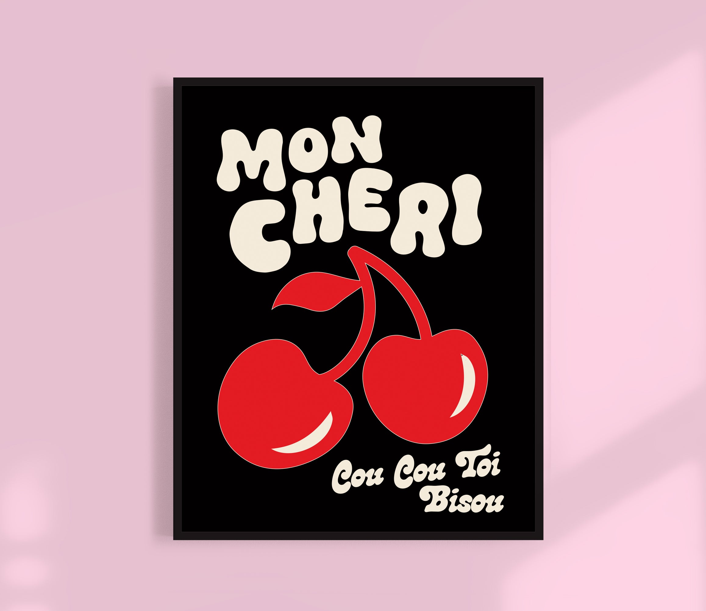 Mon Cheri Cherry Art Print