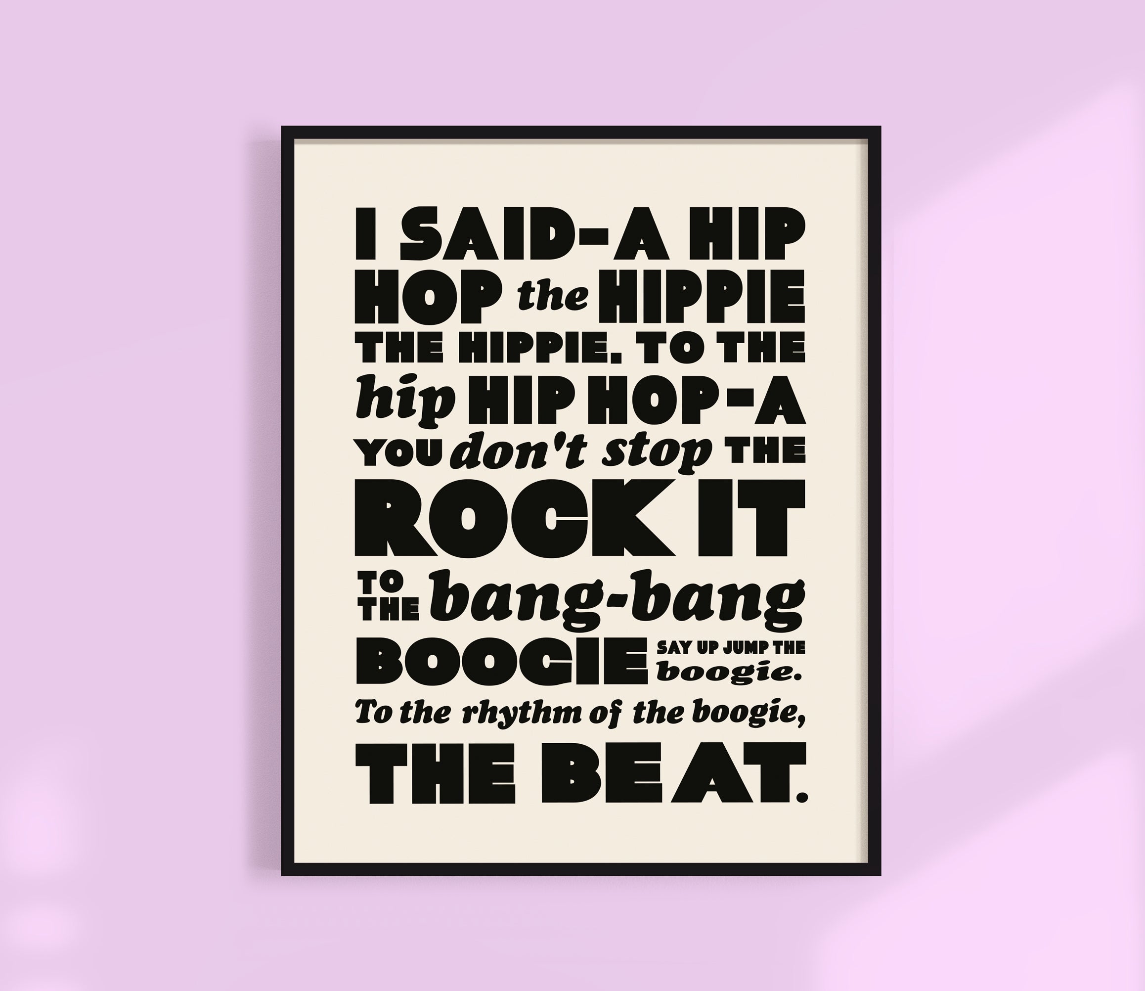 Rappers Delight Print