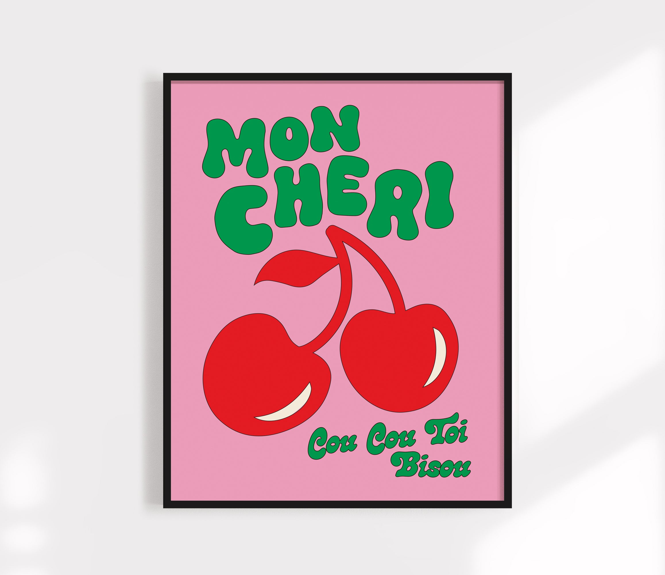 Mon Cheri Cherry Art Print