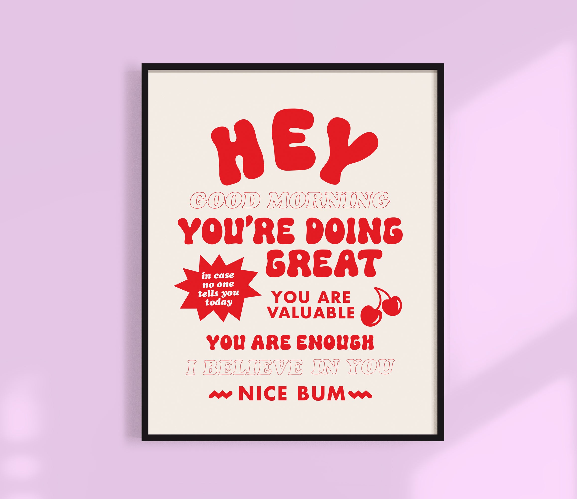 Nice Bum Print