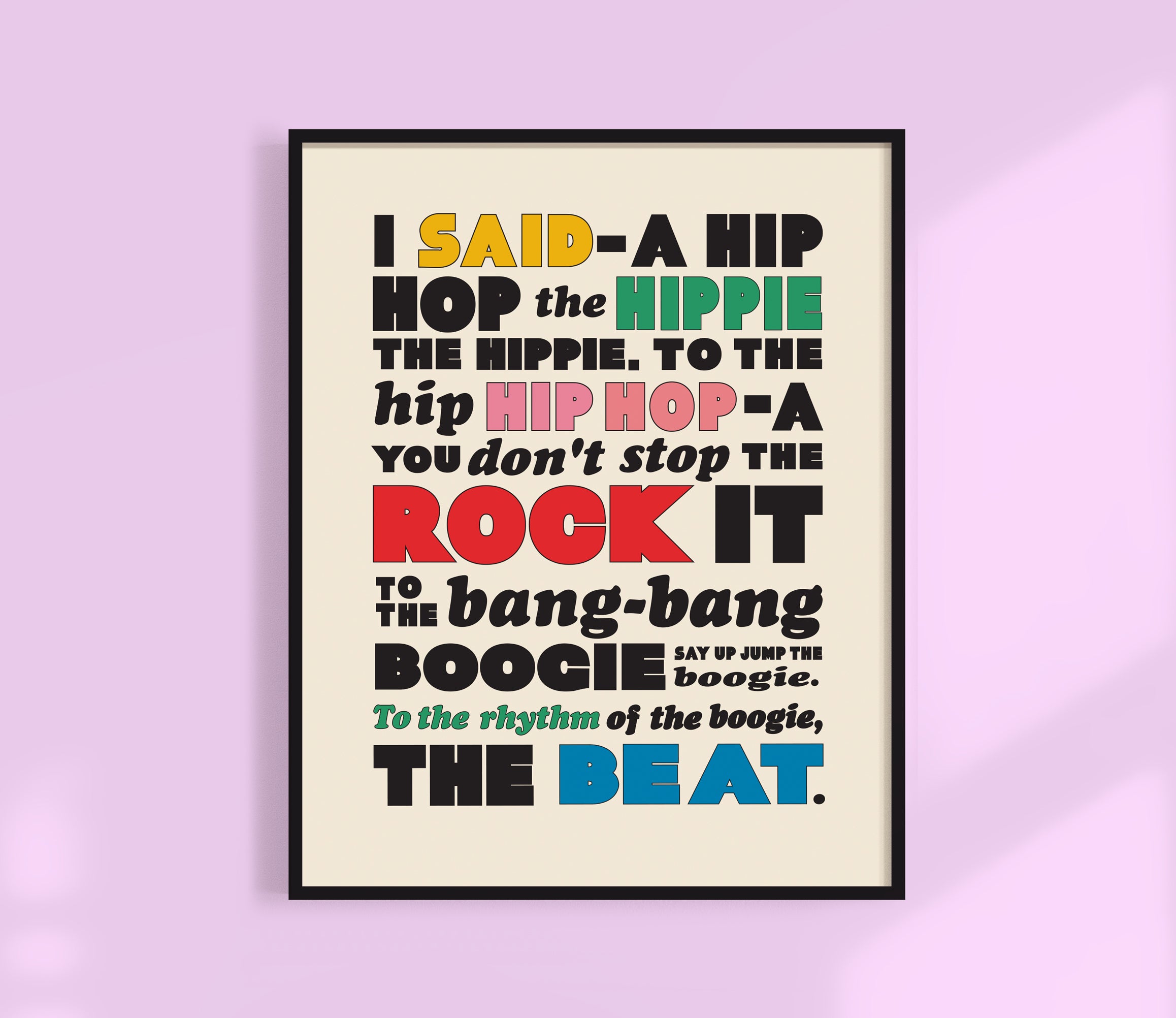 Rappers Delight Print