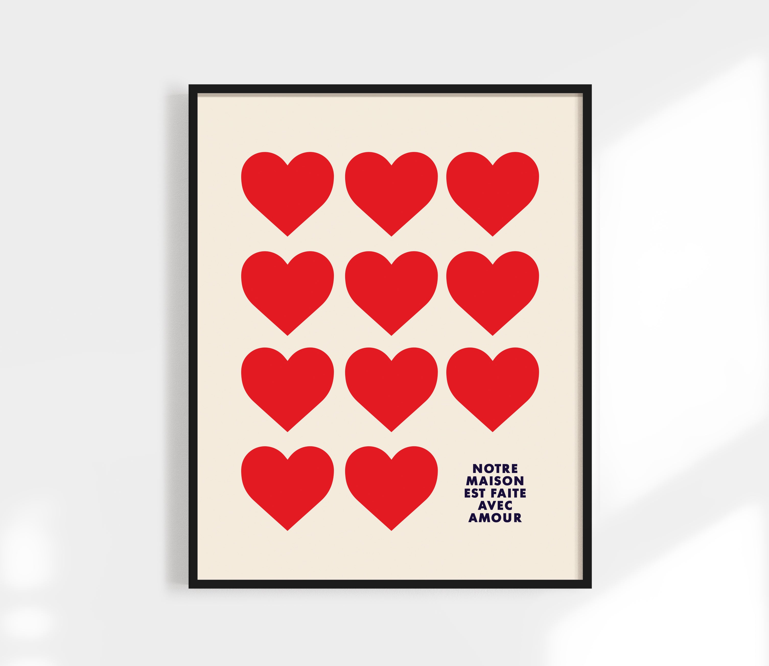 This home is filled with love Art Print