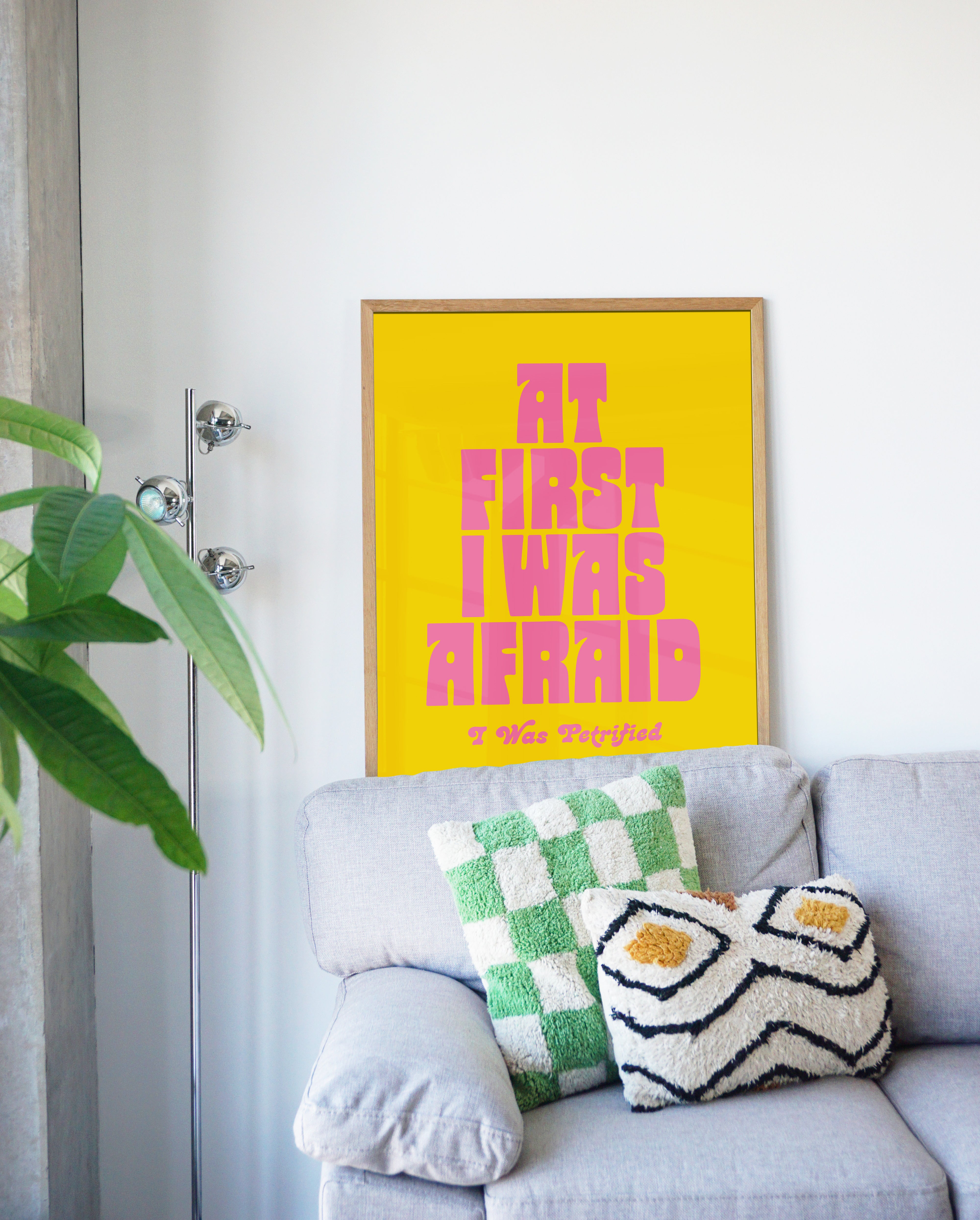 At first I was Afraid, I was Petrified Print