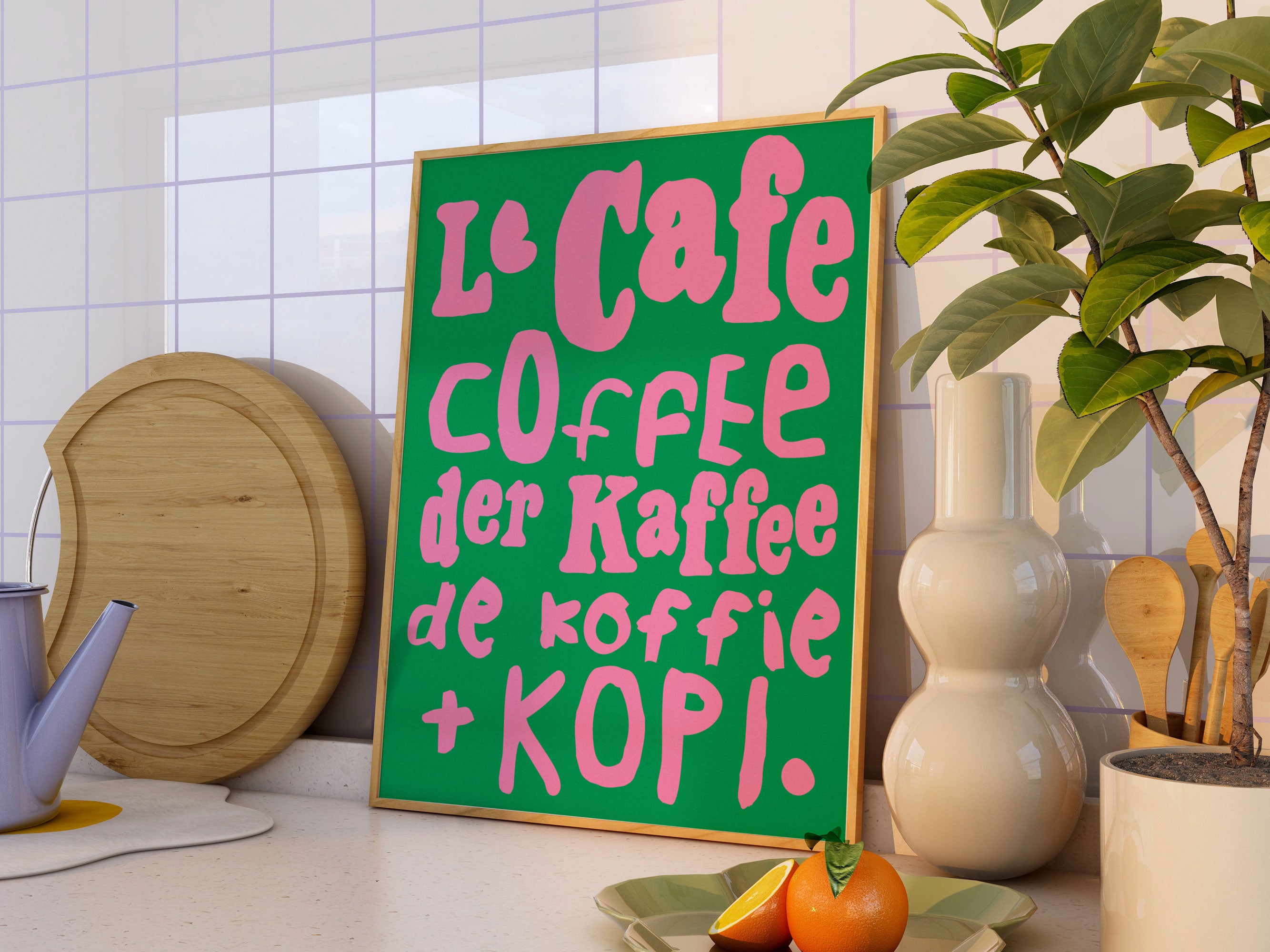 coffee art print