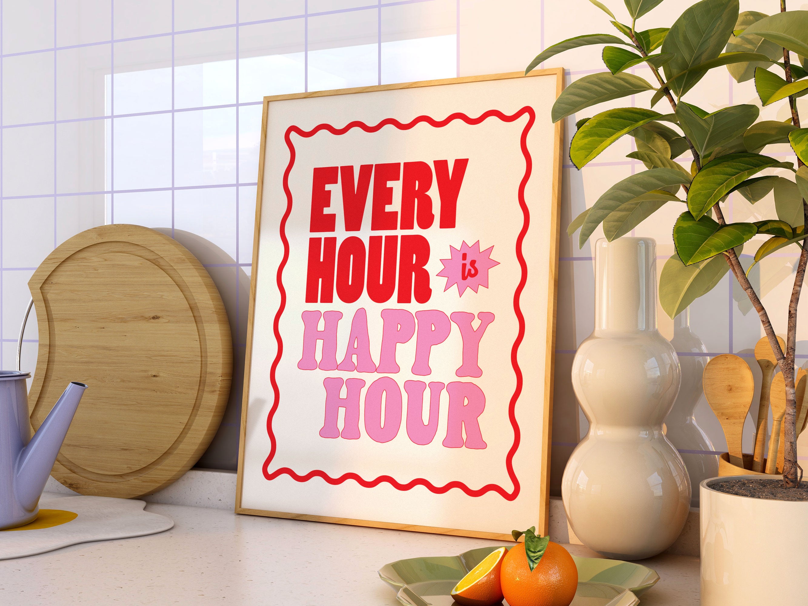 Every Hour is Happy Hour Wiggles Print