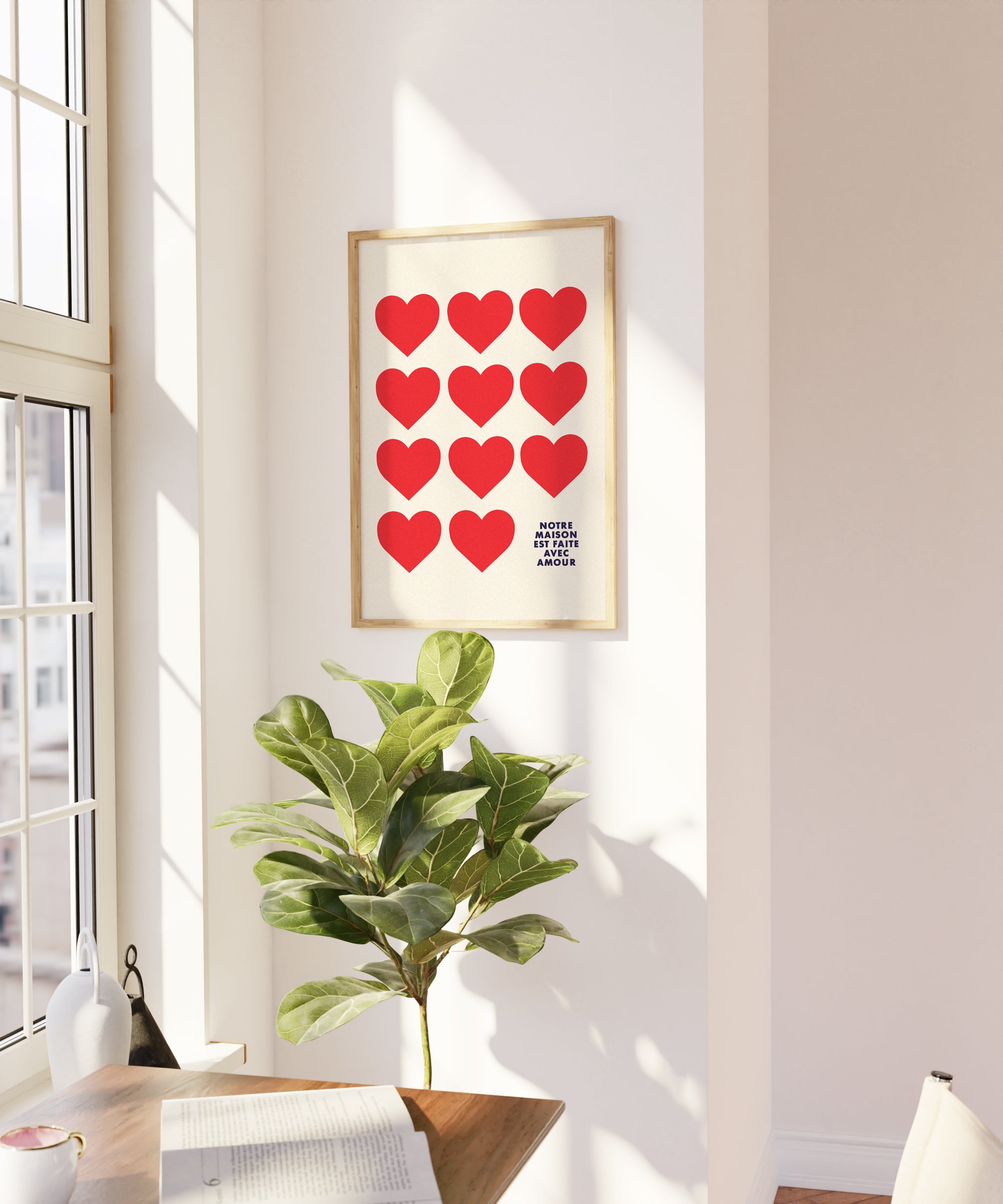 This home is filled with love Art Print