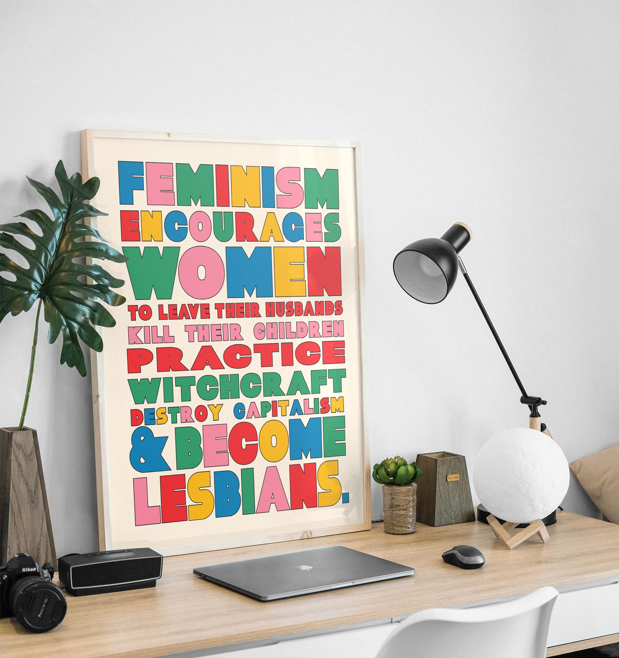 Feminism Encourages Women Print
