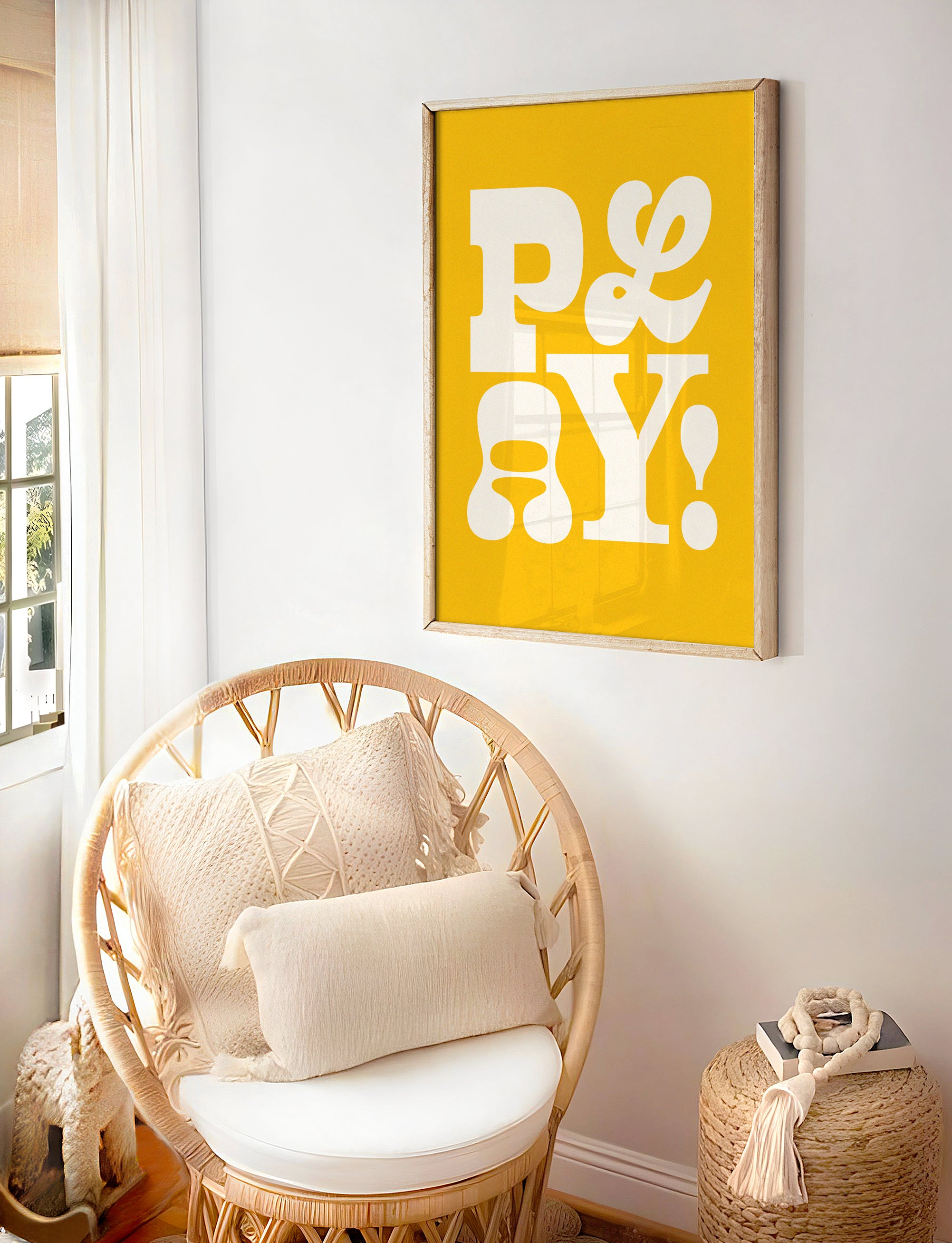 Play! Typographic Kids Print Buy
