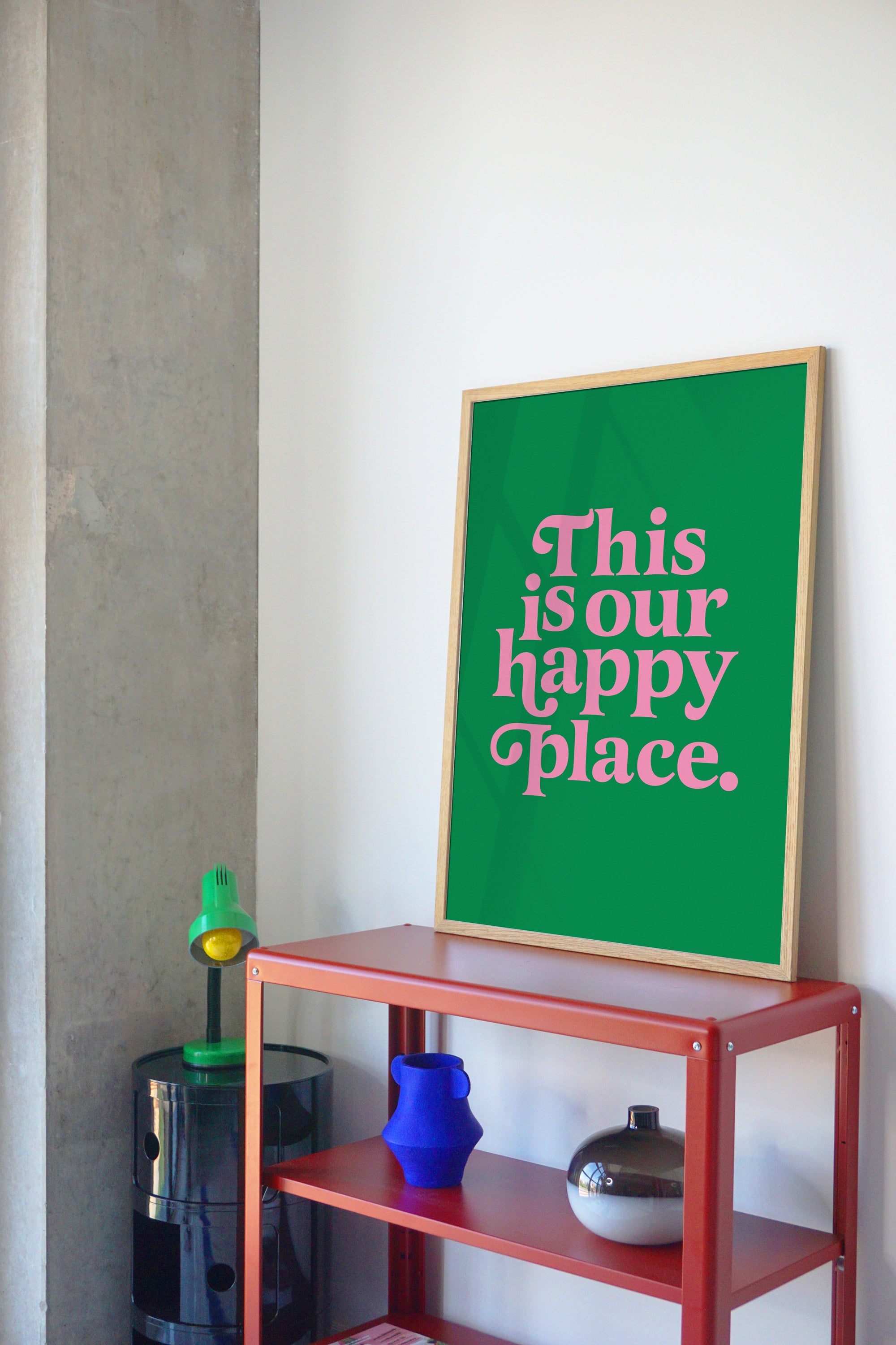 This is Our Happy Place Print