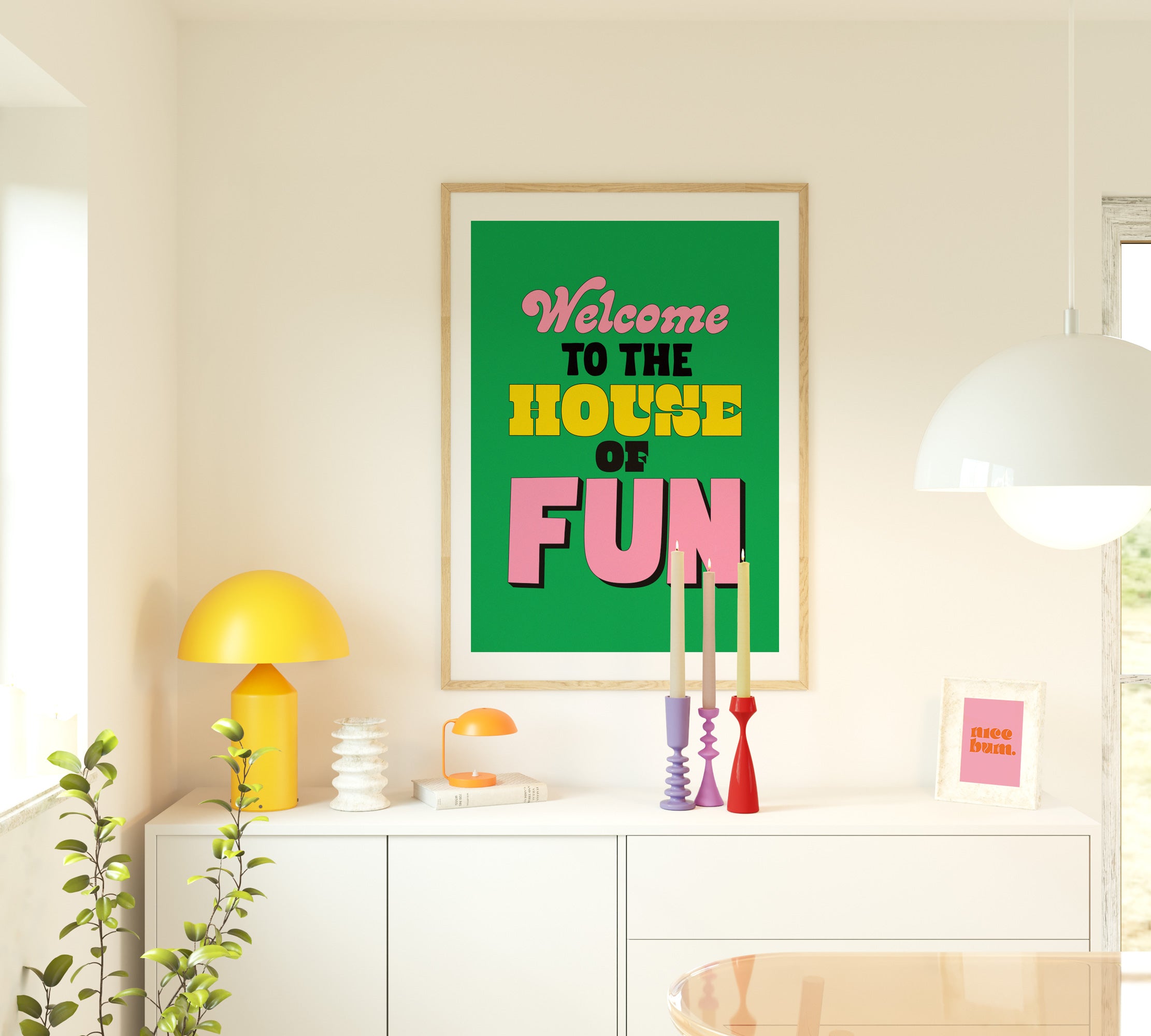 Welcome To The House of Fun Print