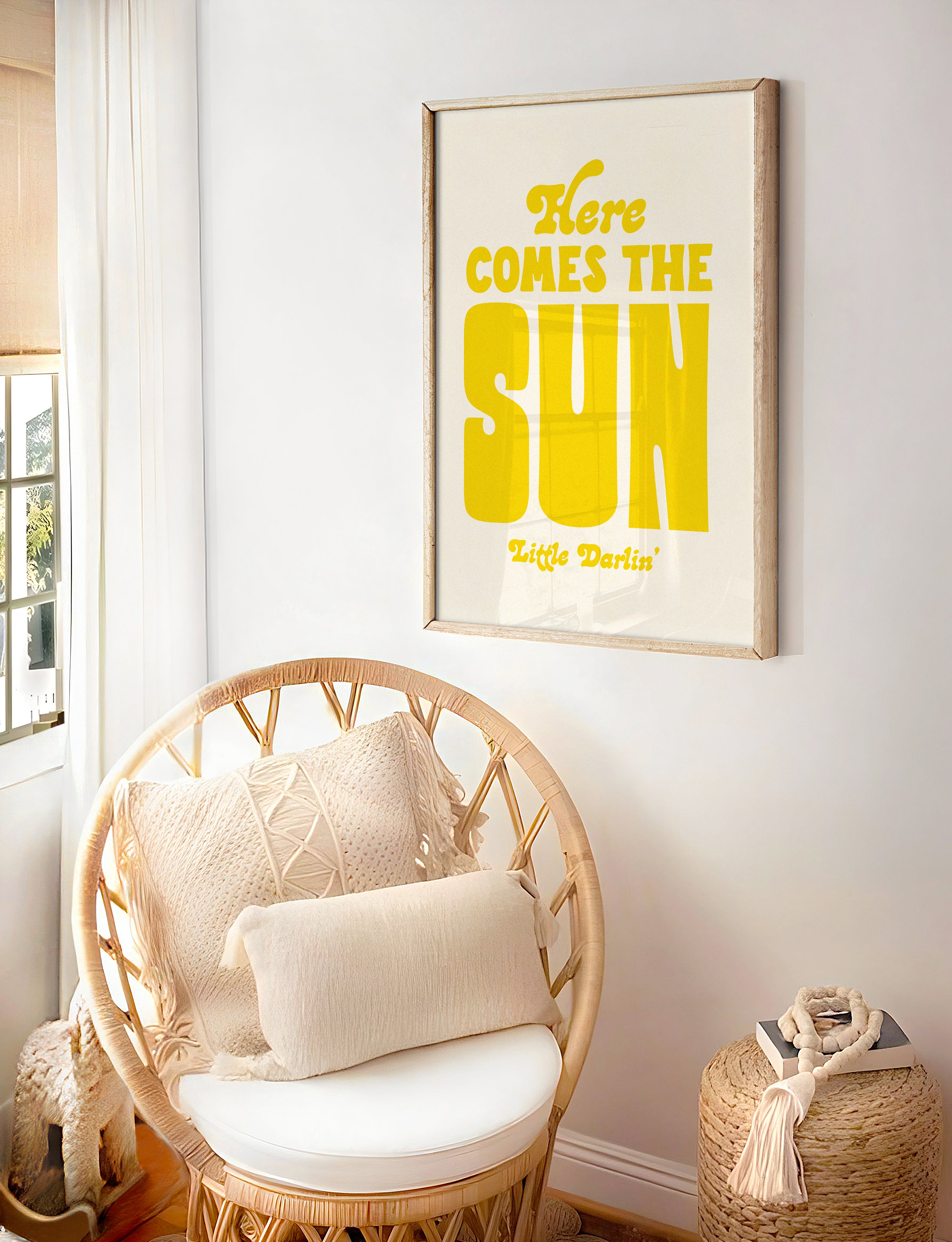 Here Comes The Sun Print
