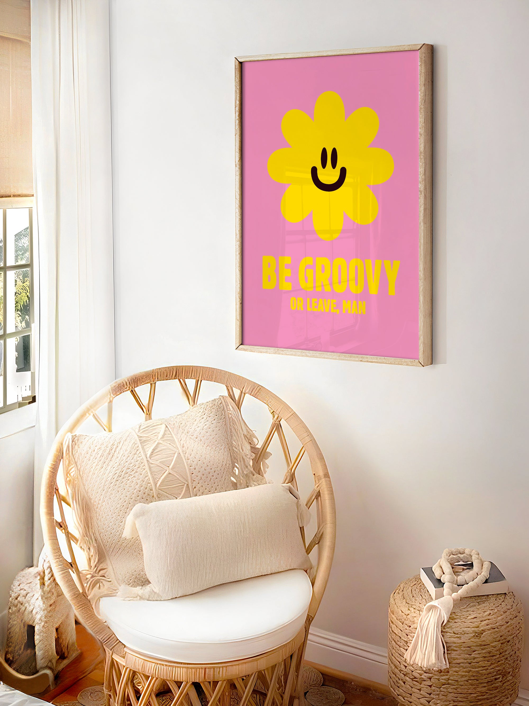Be Groovy Or Leave Print