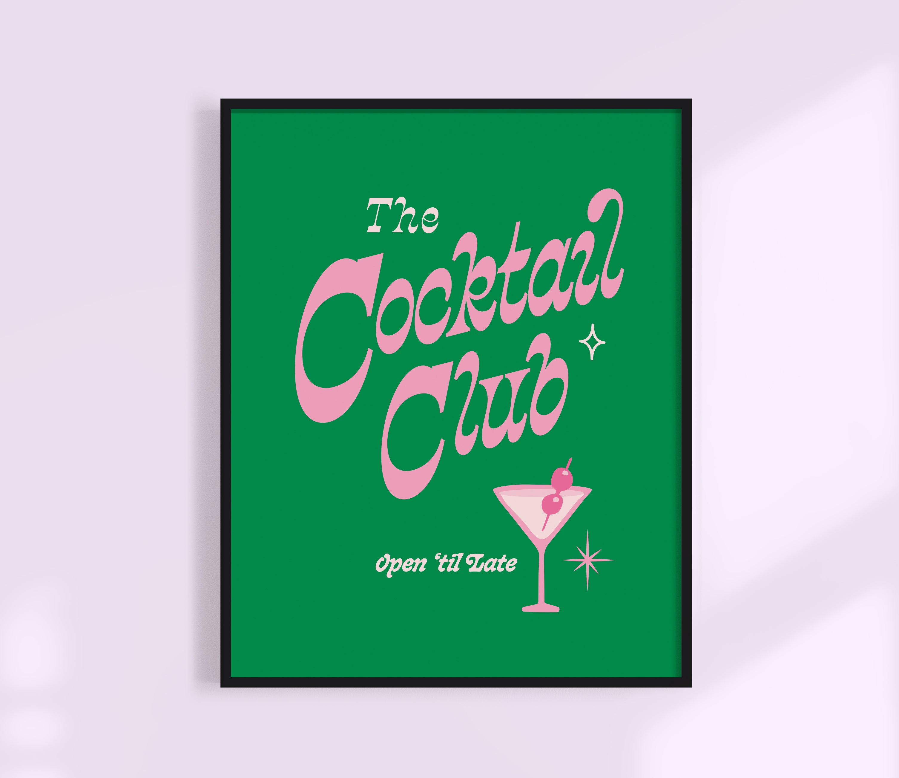 Funky Cocktail Club Print