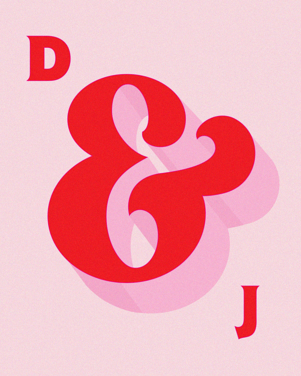 Custom Ampersand Couples Print