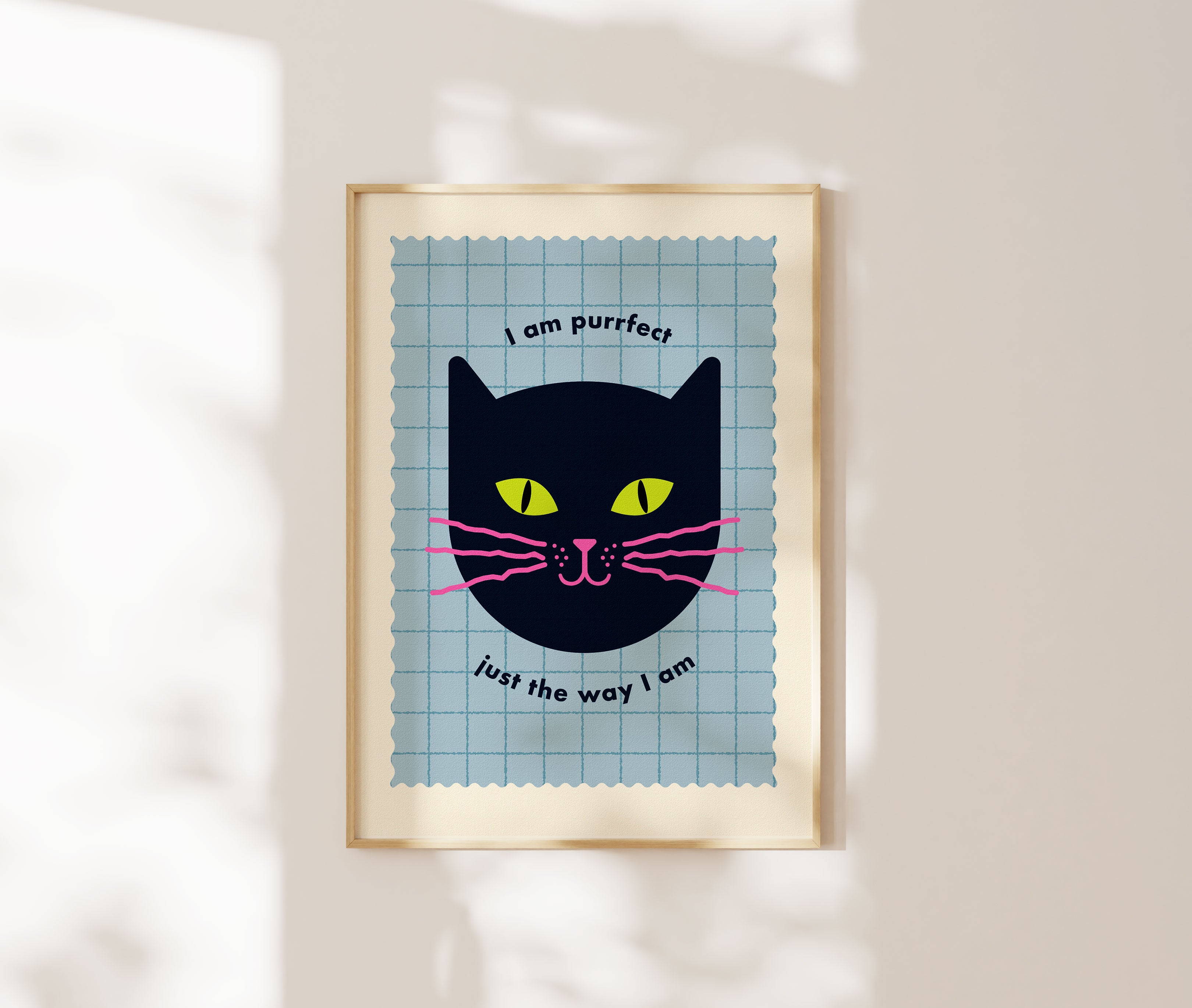 Purrfect Just The Way I am - Kids Print