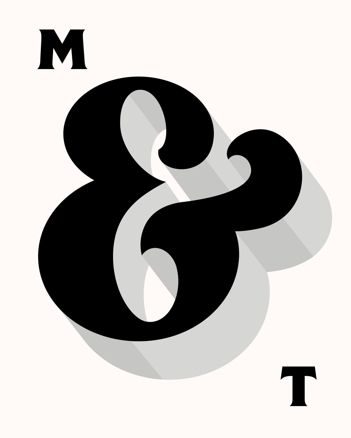 Custom Ampersand Couples Print