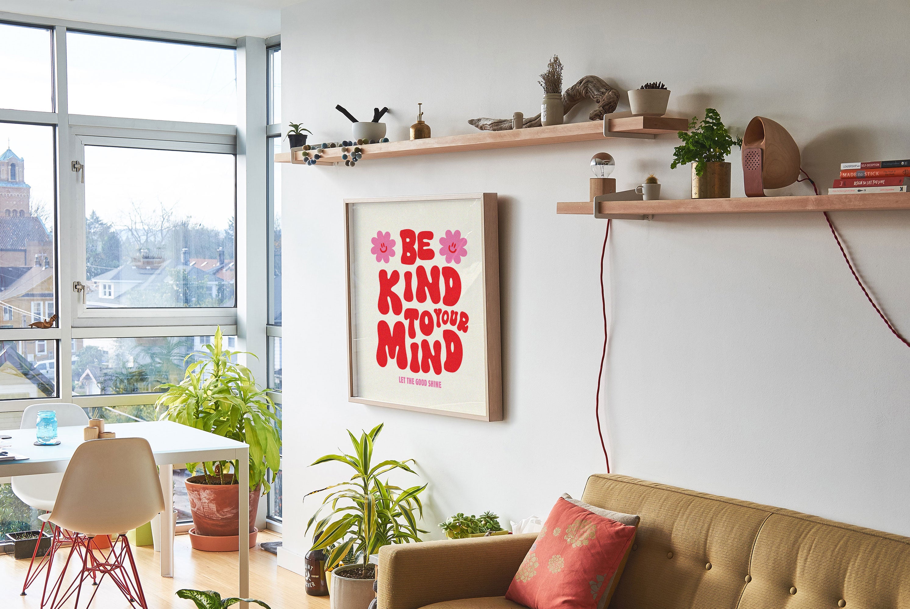 be kind to your mind art print