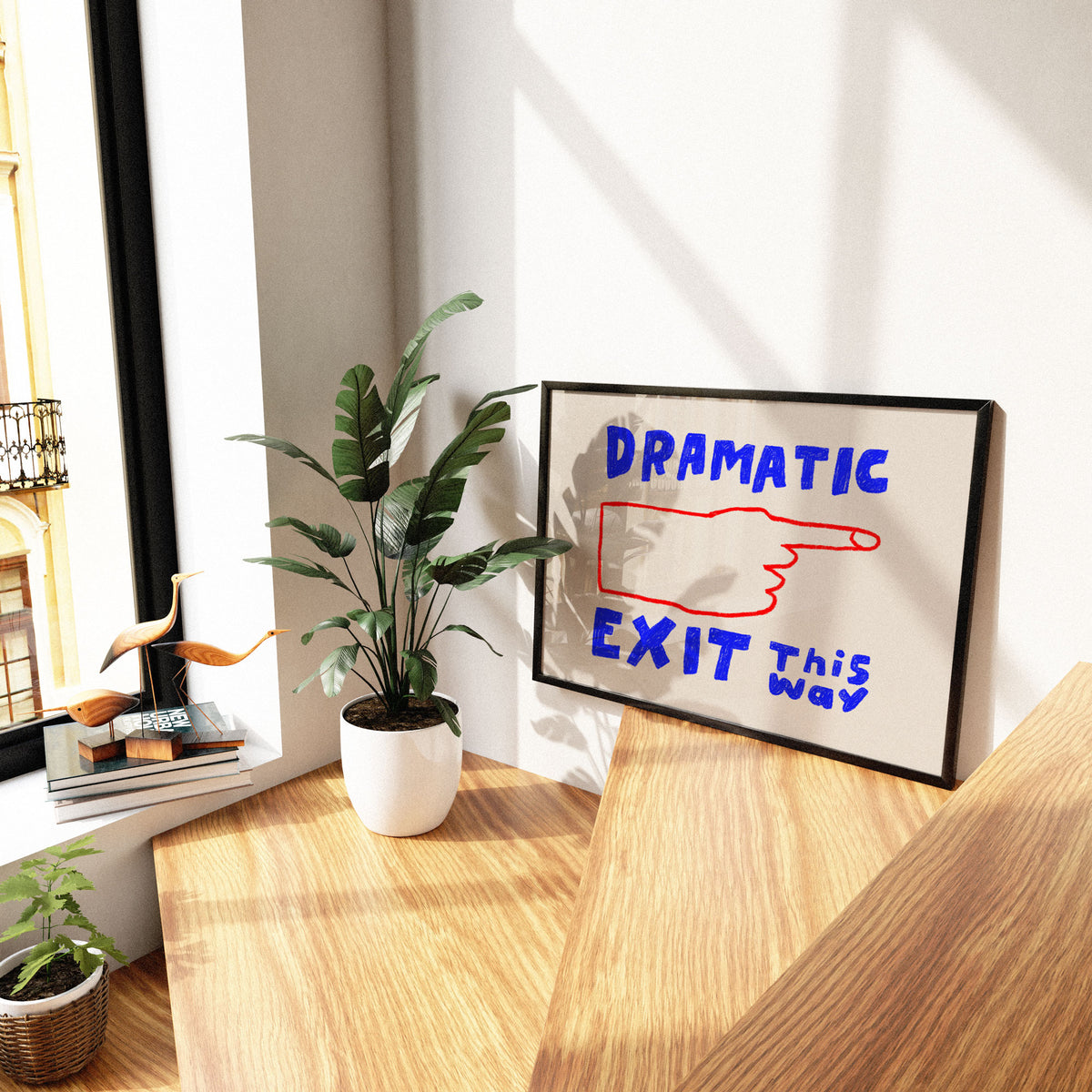 Dramatic Exit Art Print