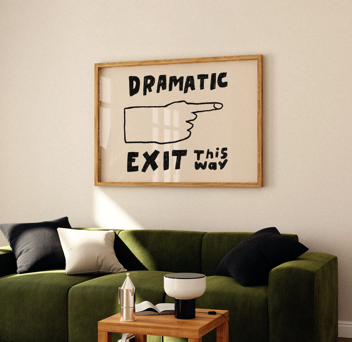 Dramatic Exit Art Print
