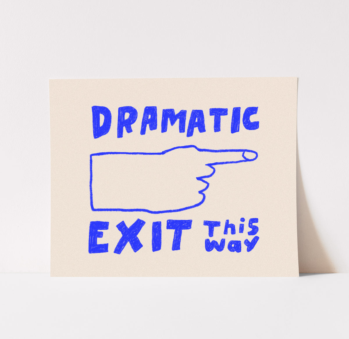 Dramatic Exit Art Print