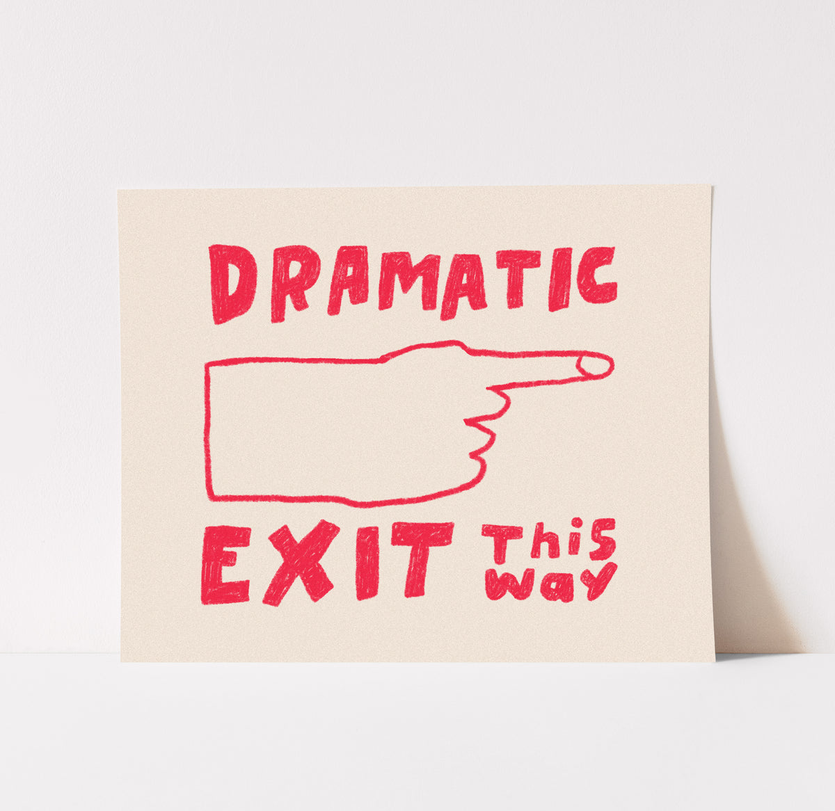 Dramatic Exit Art Print