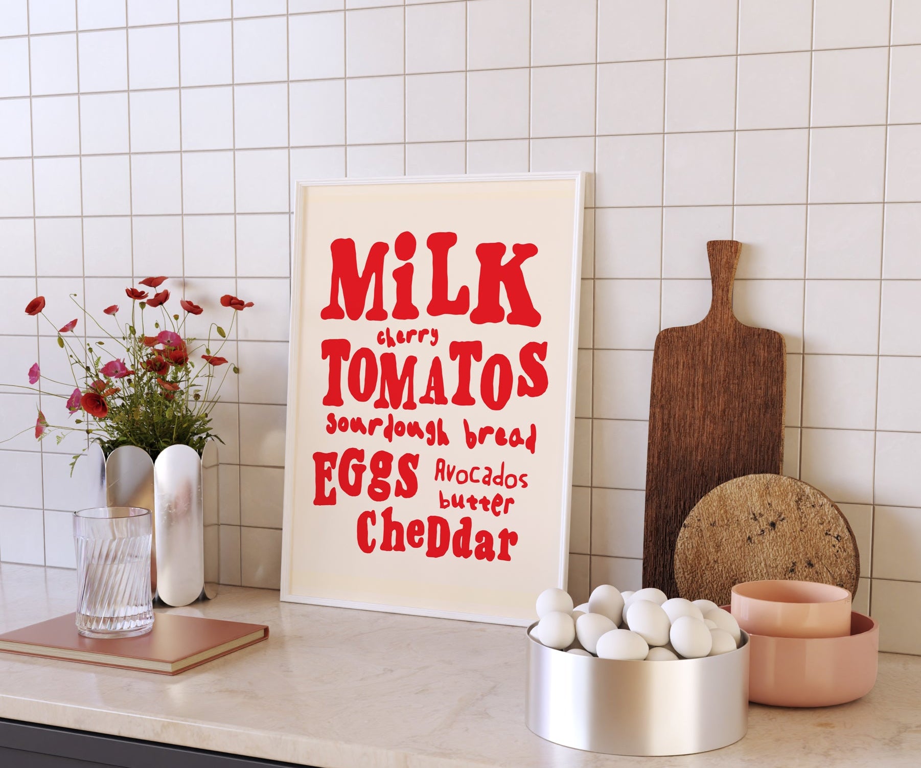 kitchen wall art print