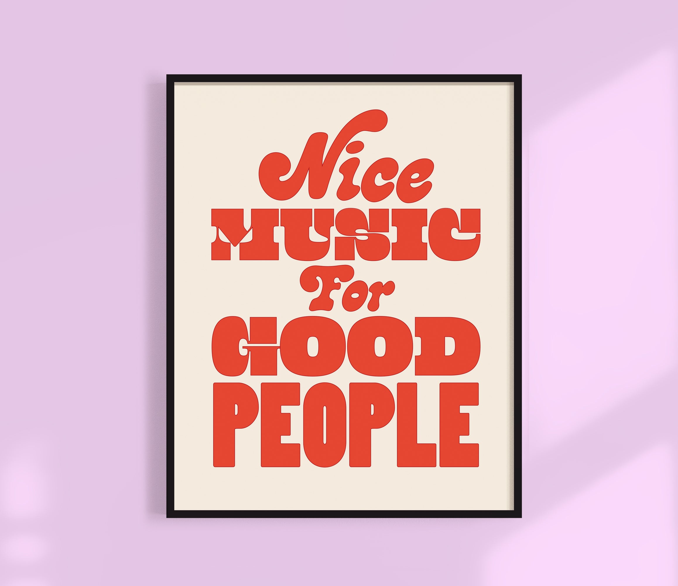 nice music for good people print