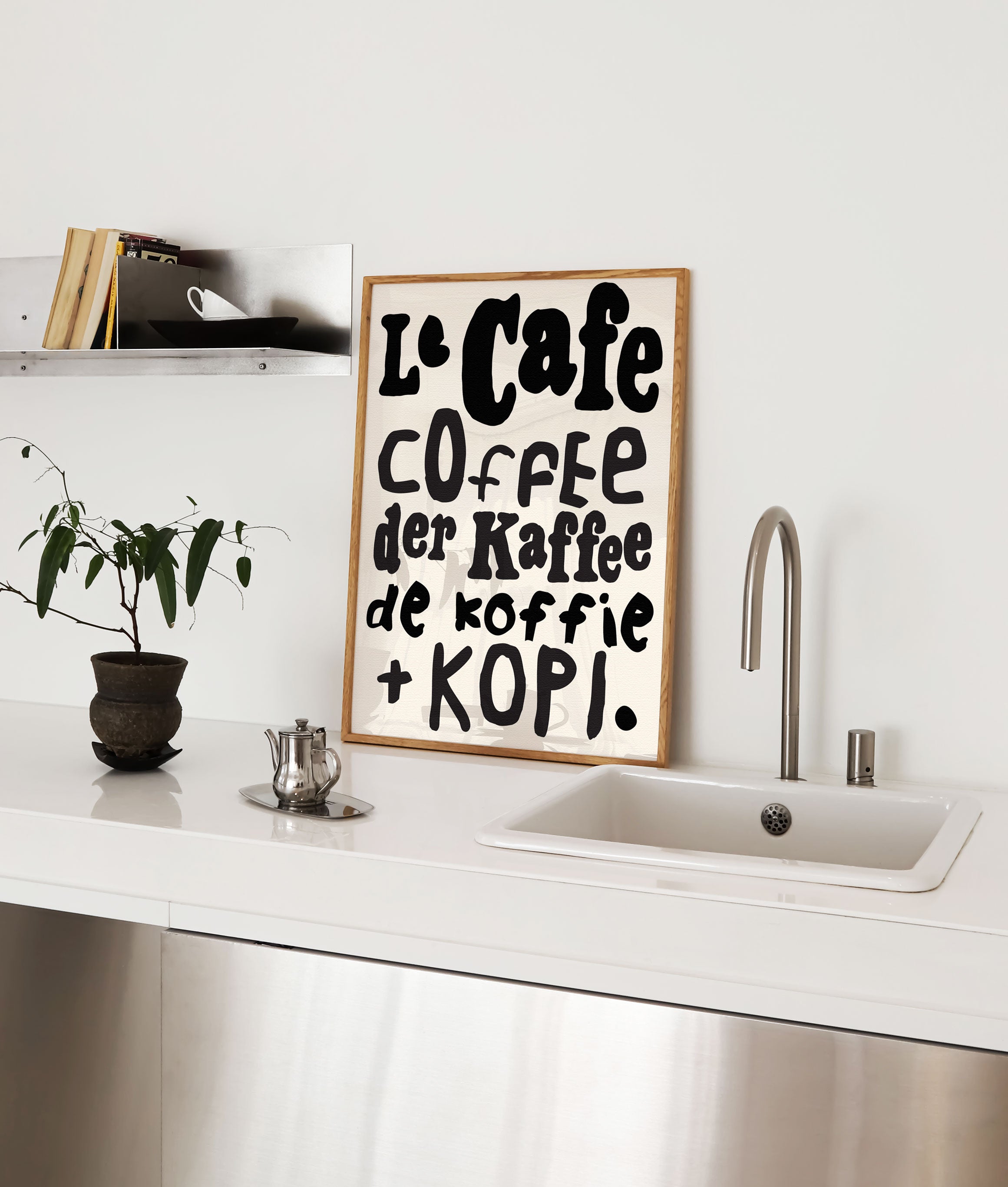 Coffee handrawn art print